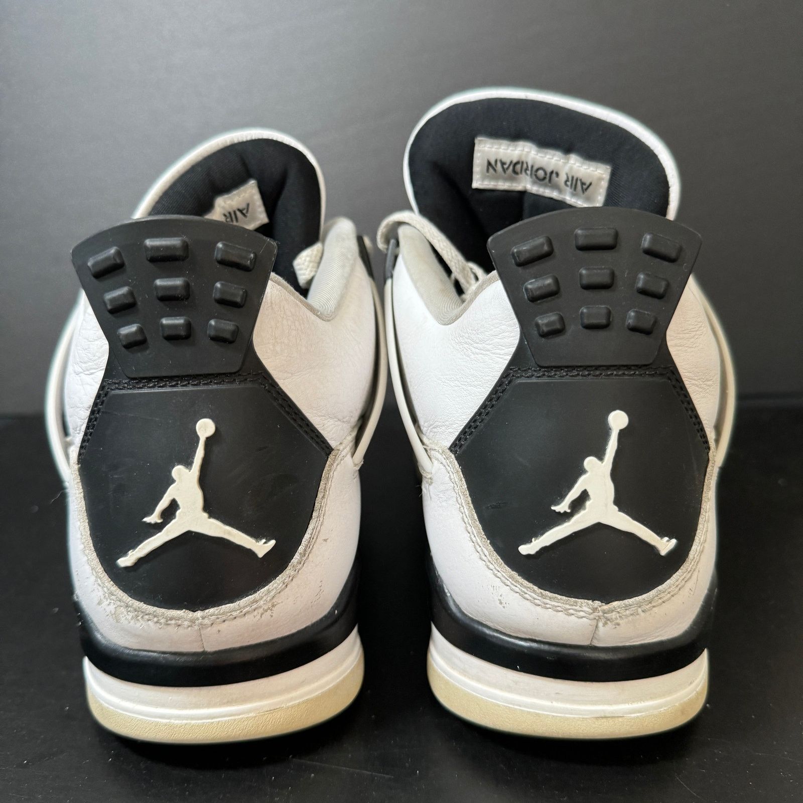 Jordan Brand × Nike Size 11.5 Nike Air Jordan 4 Retro Military Black Men's Shoes Size US 11.5 / EU 44-45 - 6 Thumbnail