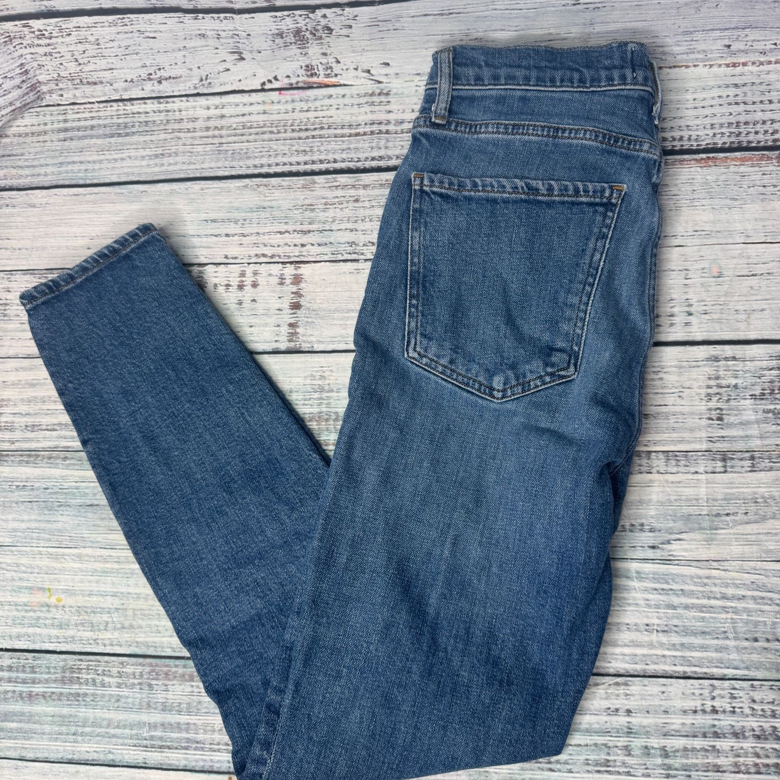 Agolde Agolde Nico High Rise Slim Jean Medium Wash 25 Size 26" / US 2 / IT 38 - 5 Thumbnail