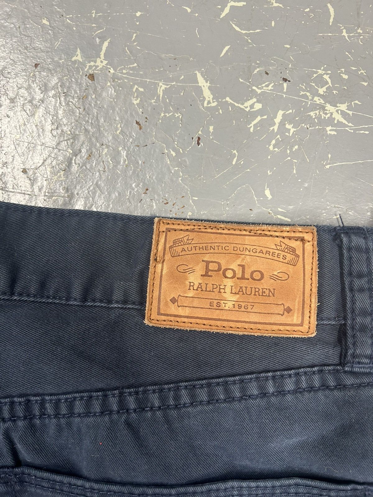 Polo Ralph Lauren × Vintage Vintage Y2K Essential Navy Polo Ralph Lauren Dungaree Pants Size US 34 / EU 50 - 2 Thumbnail