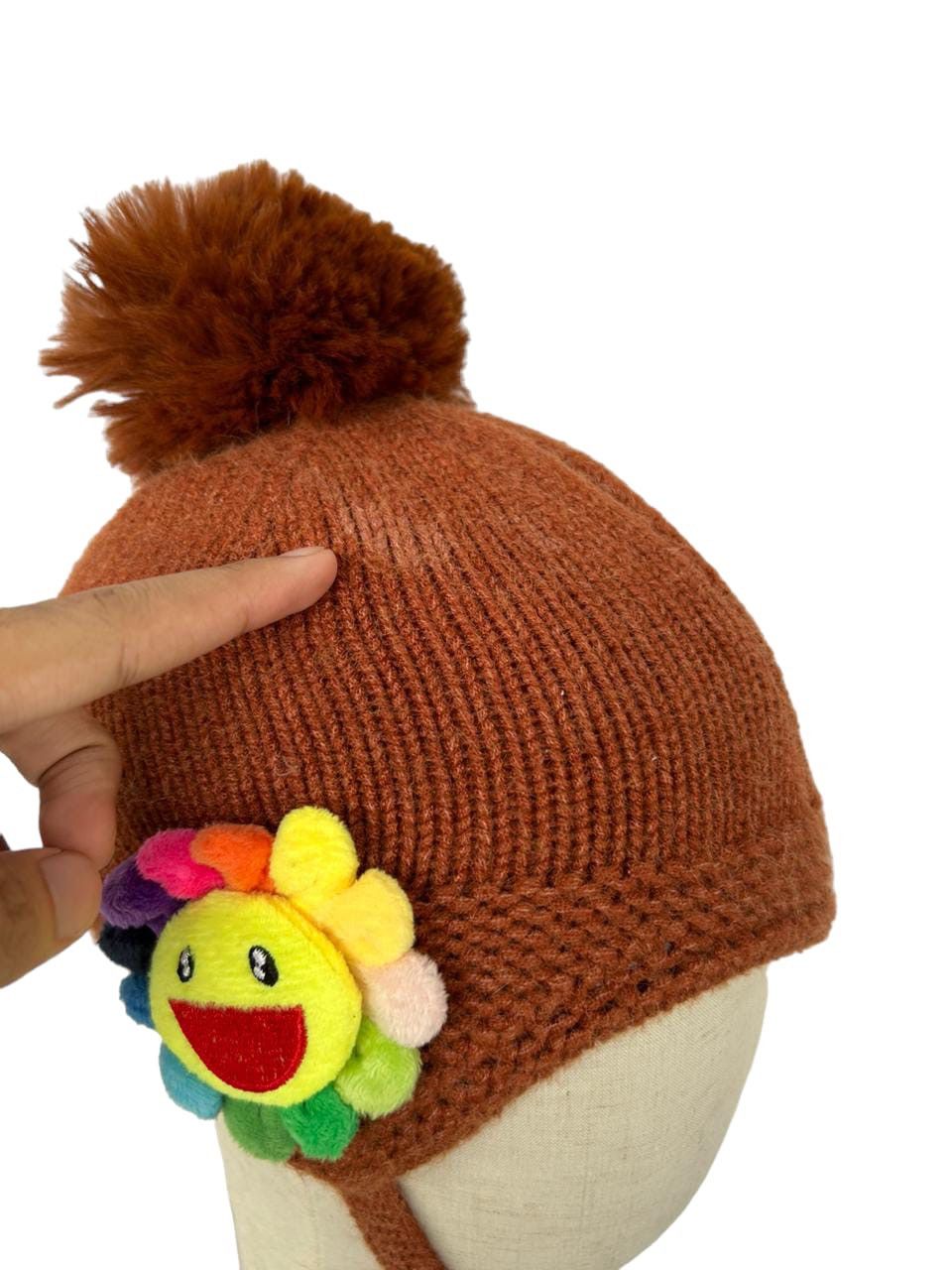 Japanese Brand × Kapital × Vintage Takashi Murakami Rainbow Flower Beanie Hats 🌼 Size ONE SIZE - 9 Thumbnail