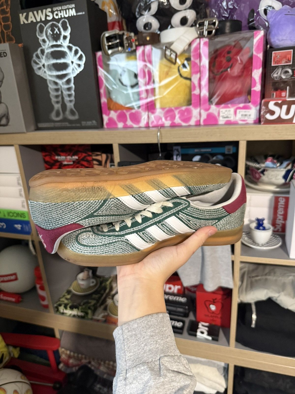 Adidas Adidas Gazelle Sean Wotherspoon Hemp Green Size US 9.5 / EU 42-43 - 4 Thumbnail