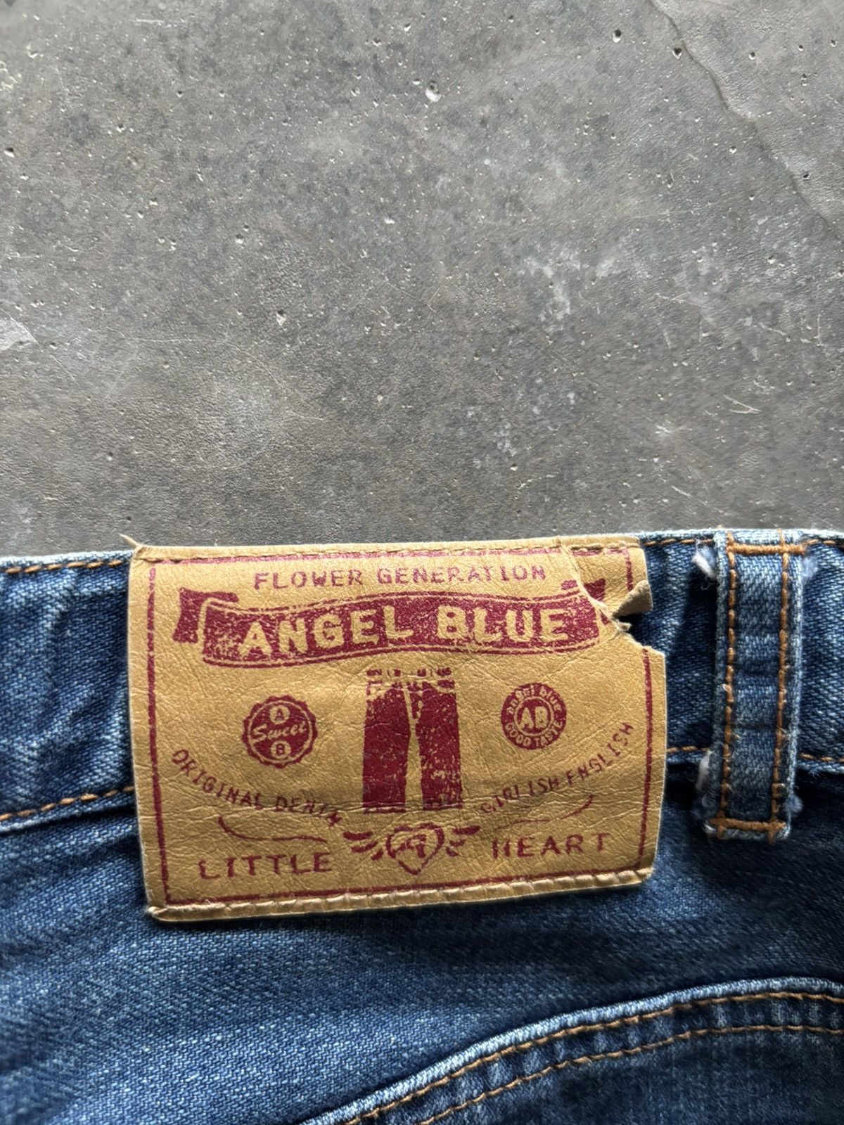 20471120 × Angel Blue × Hysteric Glamour ANGEL BLUE flare japanese reconstruct patches embroidery Size 26" / US 2 / IT 38 - 17 Thumbnail