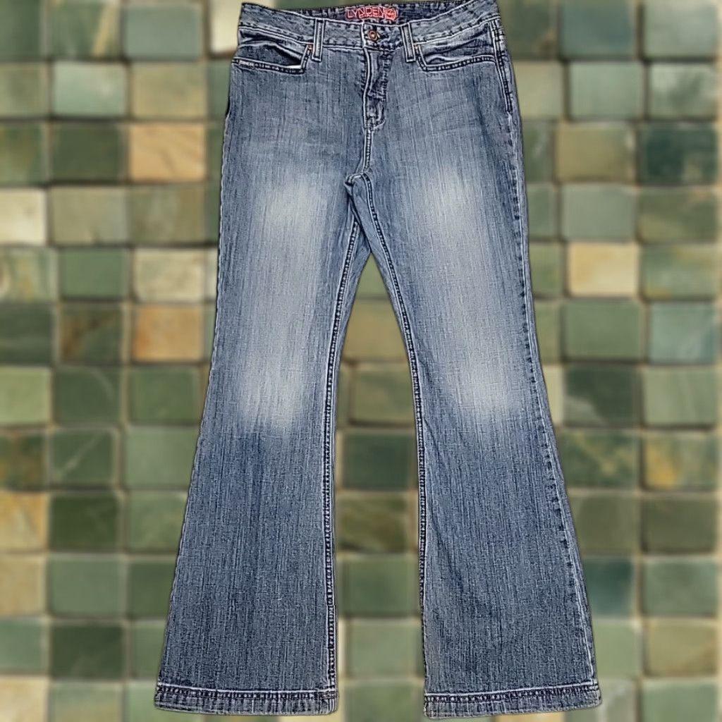 Denime Cinch Jeans Womens 30 Bootcut Denim Lynden Wide Leg Blue 30/9 R Regular Medium Wash USA Western Cowboy Jeans Womens Mens Girls 0 Size 30" / US 8 / IT 44 - 1 Thumbnail