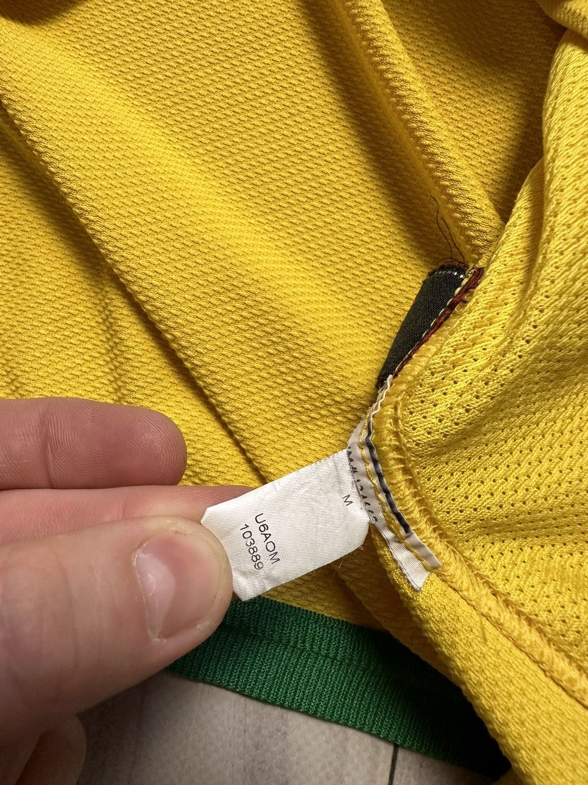 Nike × Vintage Vintage Nike Brazil soccer jersey Brasil size L Size US L / EU 52-54 / 3 - 5 Thumbnail