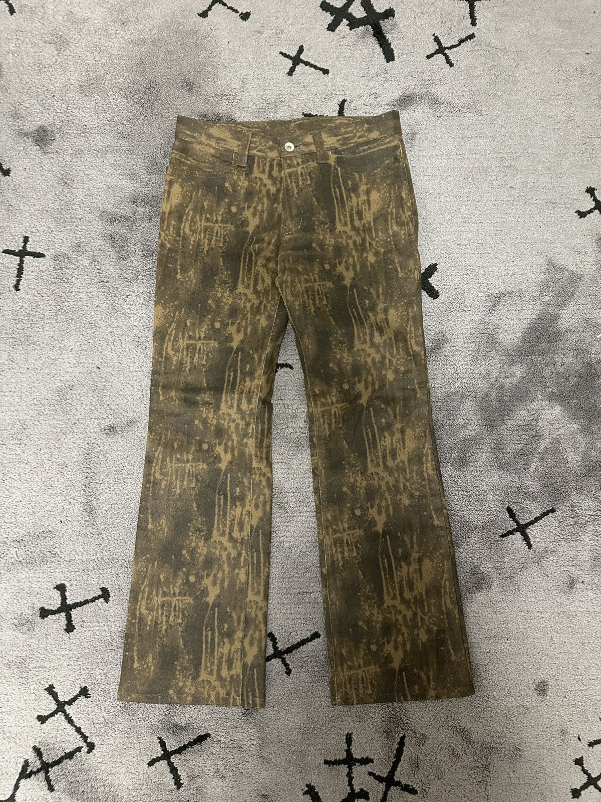 Japanese Brand Flared Pants Size US 29 - 1 Thumbnail