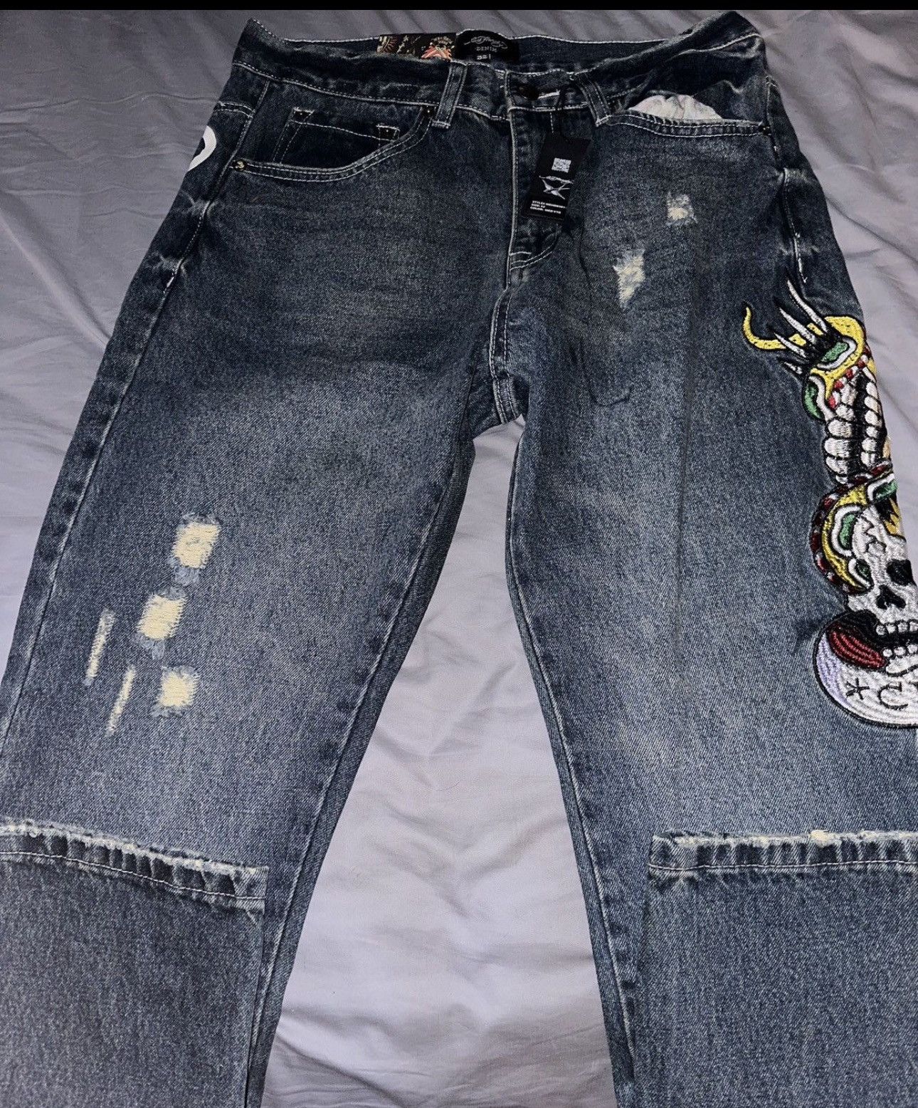 Ed Hardy Ed hardy Denim distressed Size US 36 / EU 52 - 3 Thumbnail