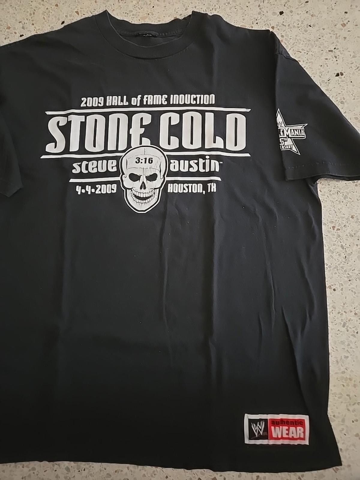 WWE WWE Steve Austin Hall of Fame Induction 2009 T-Shirt Size US L / EU 52-54 / 3 - 1 Thumbnail