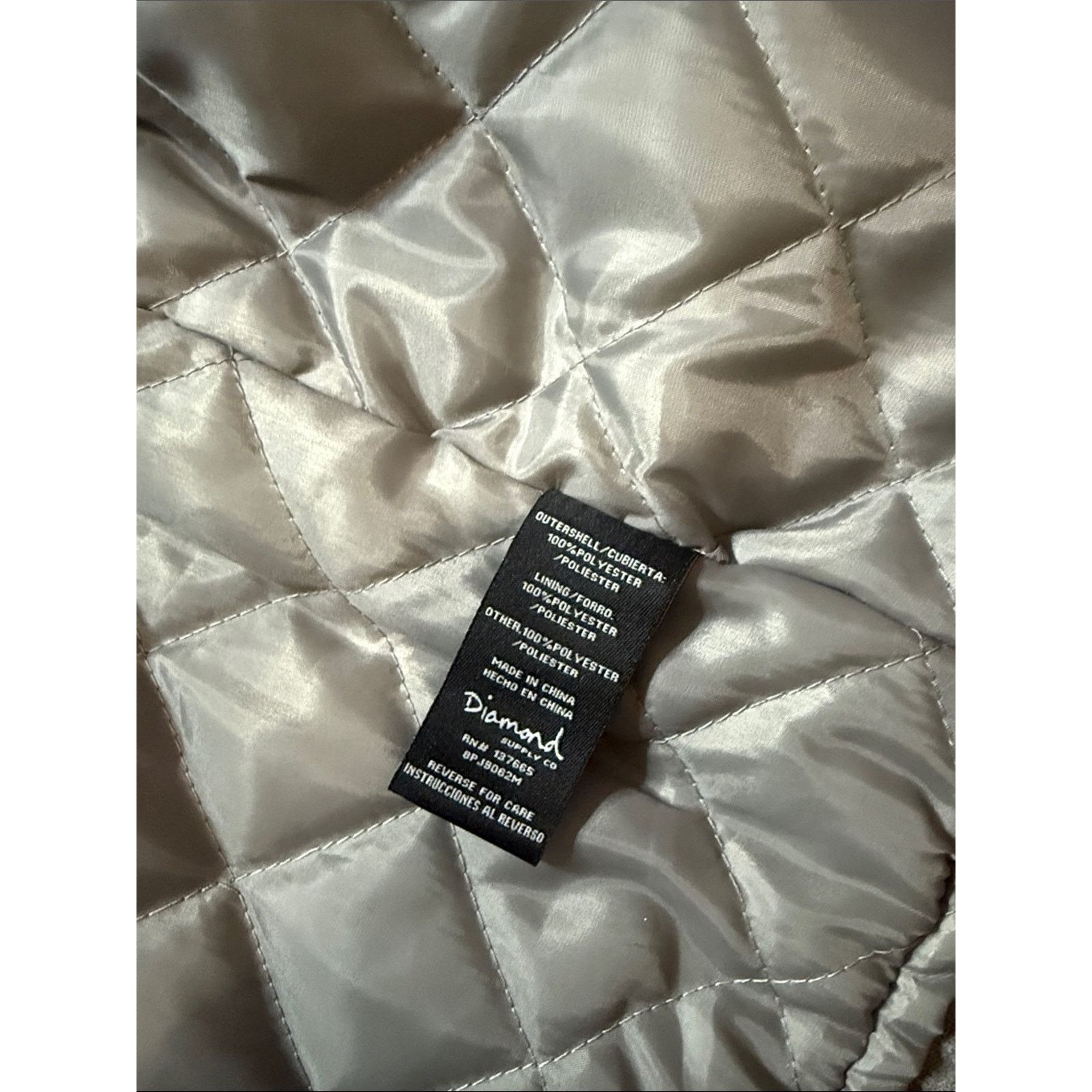Diamond Supply Co. Diamond Supply Co Button Up Bomber Varsity Jacket Size US XL / EU 56 / 4 - 6 Thumbnail