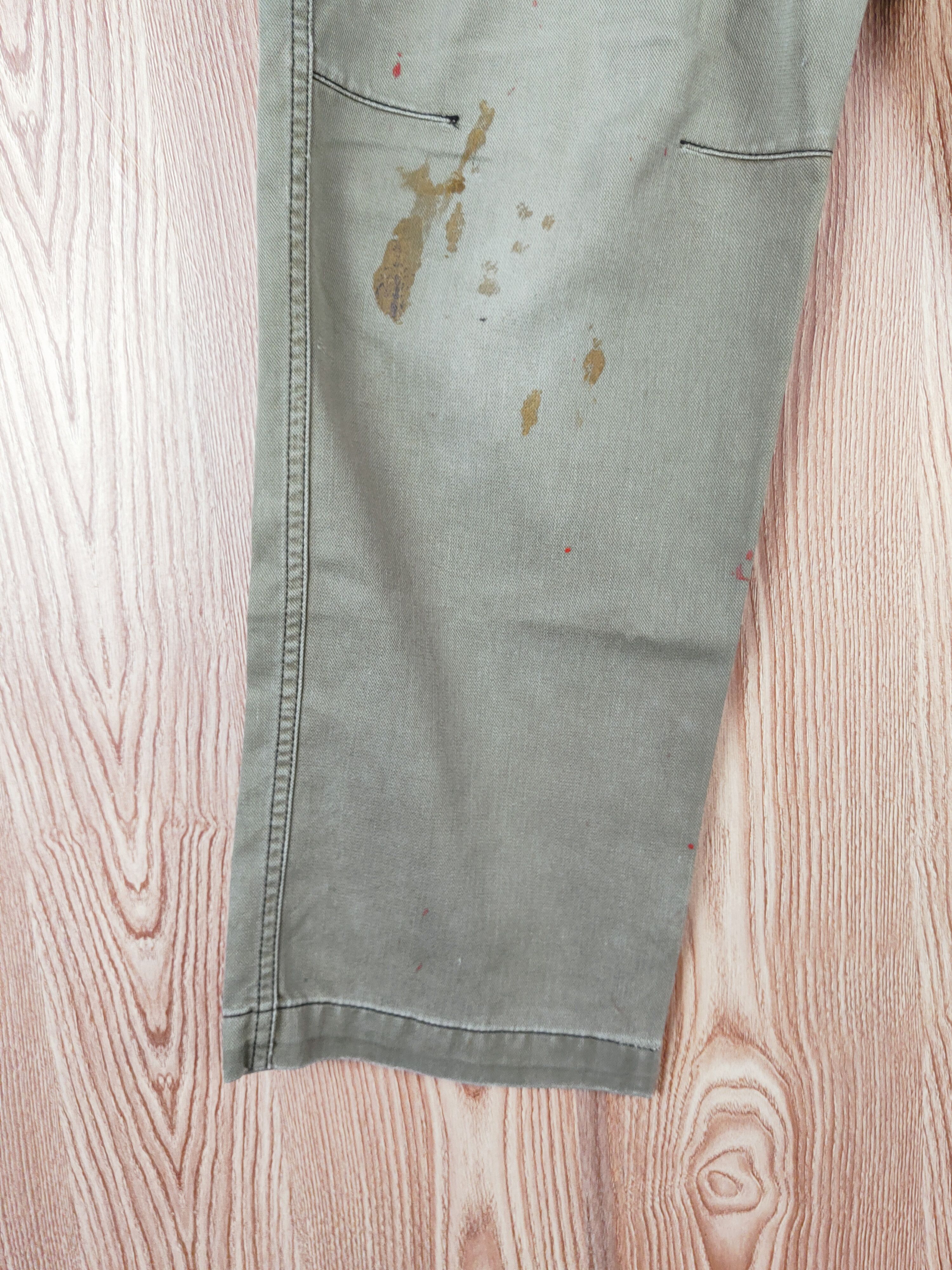 Japanese Brand Jawin Green Faded Multipocket Tactical Cargo Pants #W860 Size US 30 / EU 46 - 4 Thumbnail