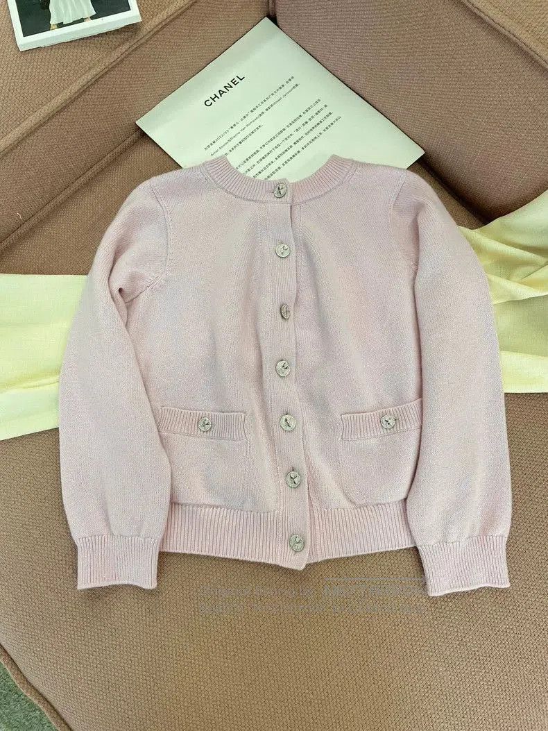 Other Chanel 25S Pink Cashmere Cardigan. Size US XS / EU 42 / 0 - 3 Thumbnail