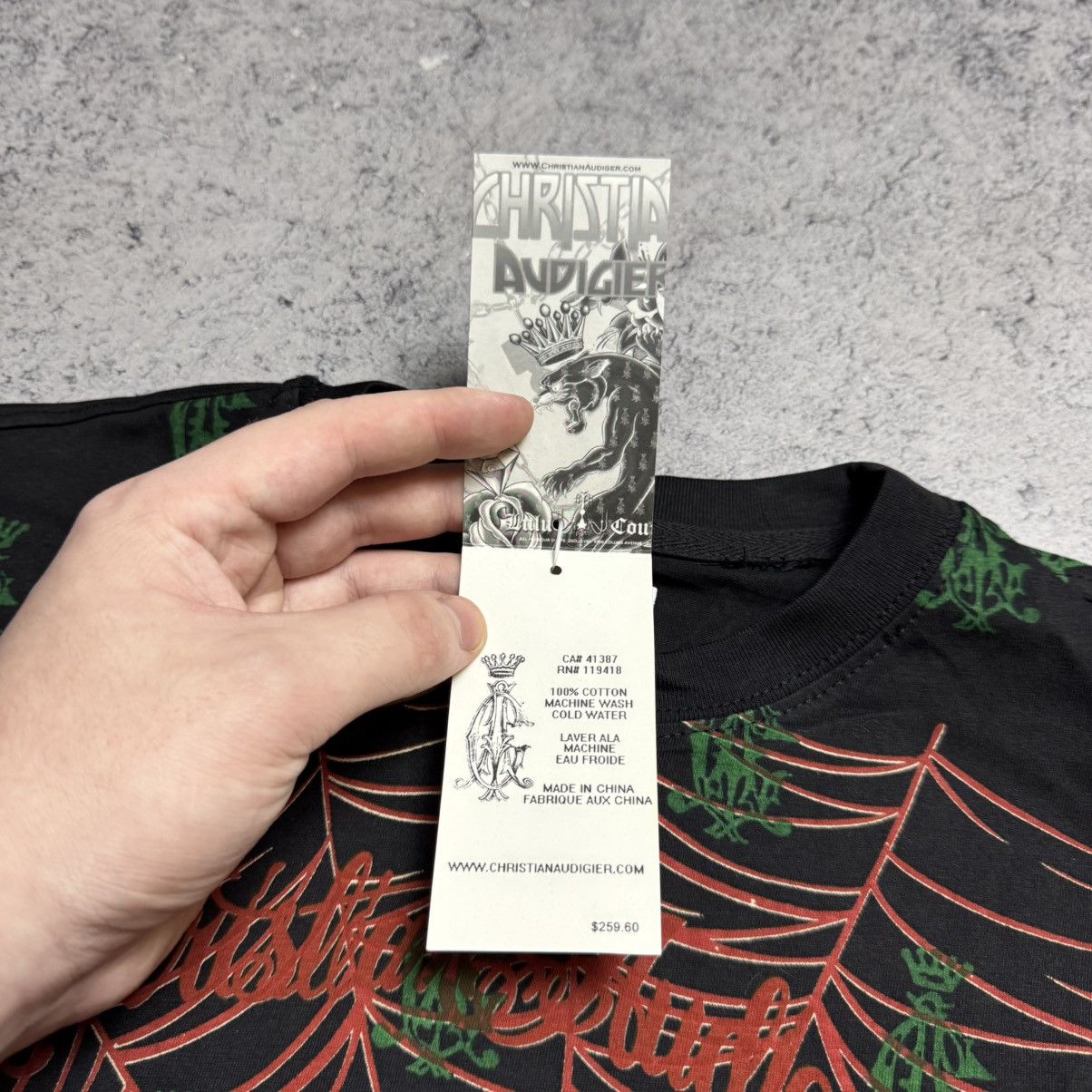 Christian Audigier NEW Christian Audigier Vintage Longsleeve T Shirt Size US XL / EU 56 / 4 - 9 Thumbnail