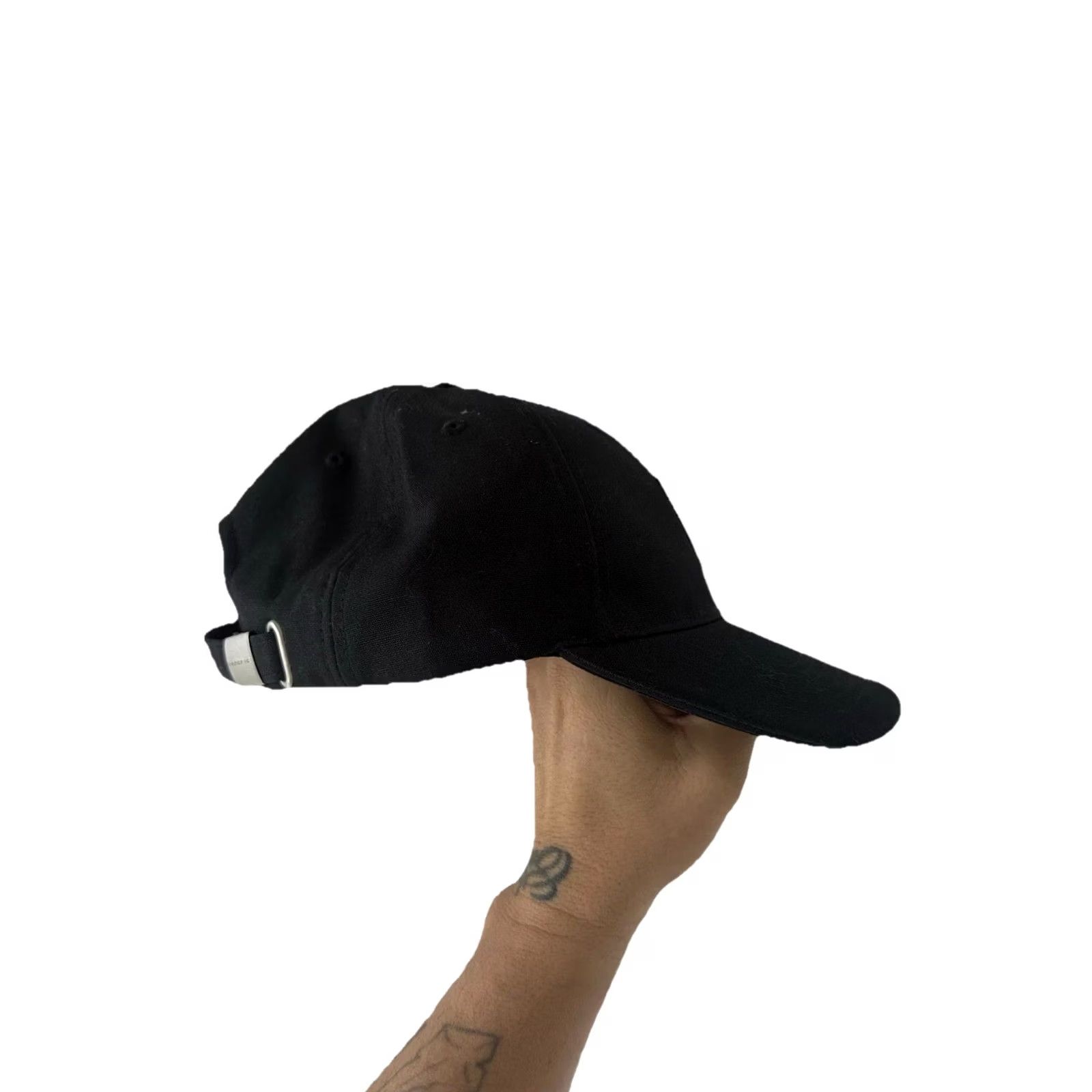 Vintage Porsche Design Black Baseball Cap Crest Adjustable Strap-Back Hat Cap Men Canvas Cotton Adjustable 75/25 11029265 NWOT Size ONE SIZE - 3 Thumbnail
