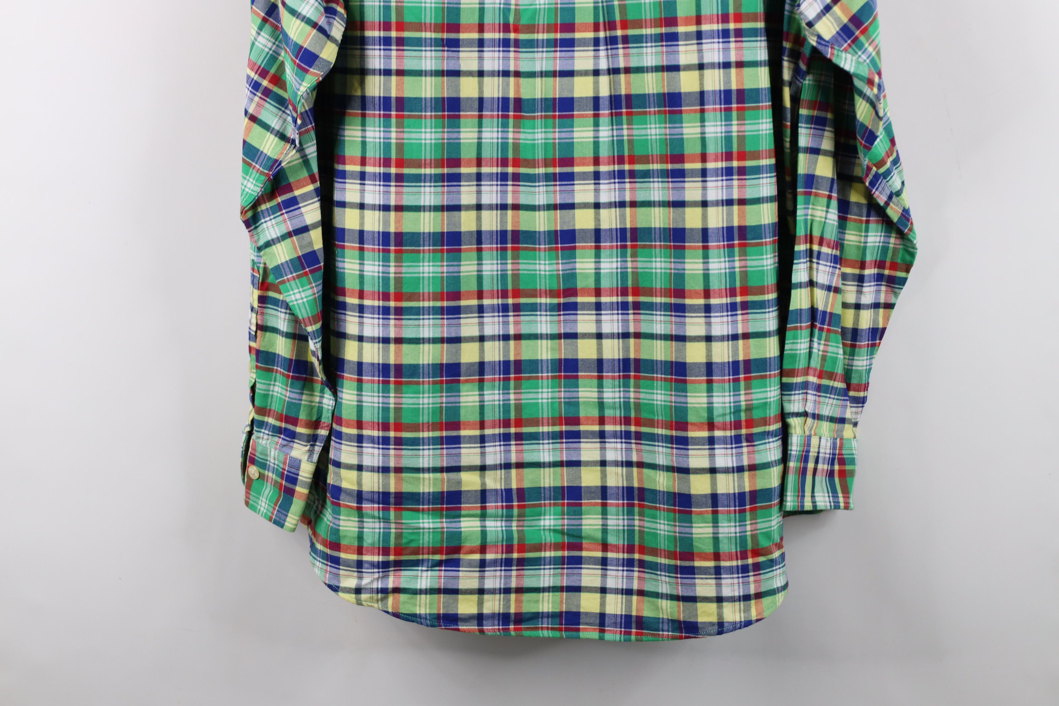 Tommy Hilfiger Vintage 90s Tommy Hilfiger Madras Plaid Button Down Shirt Size US M / EU 48-50 / 2 - 10 Thumbnail