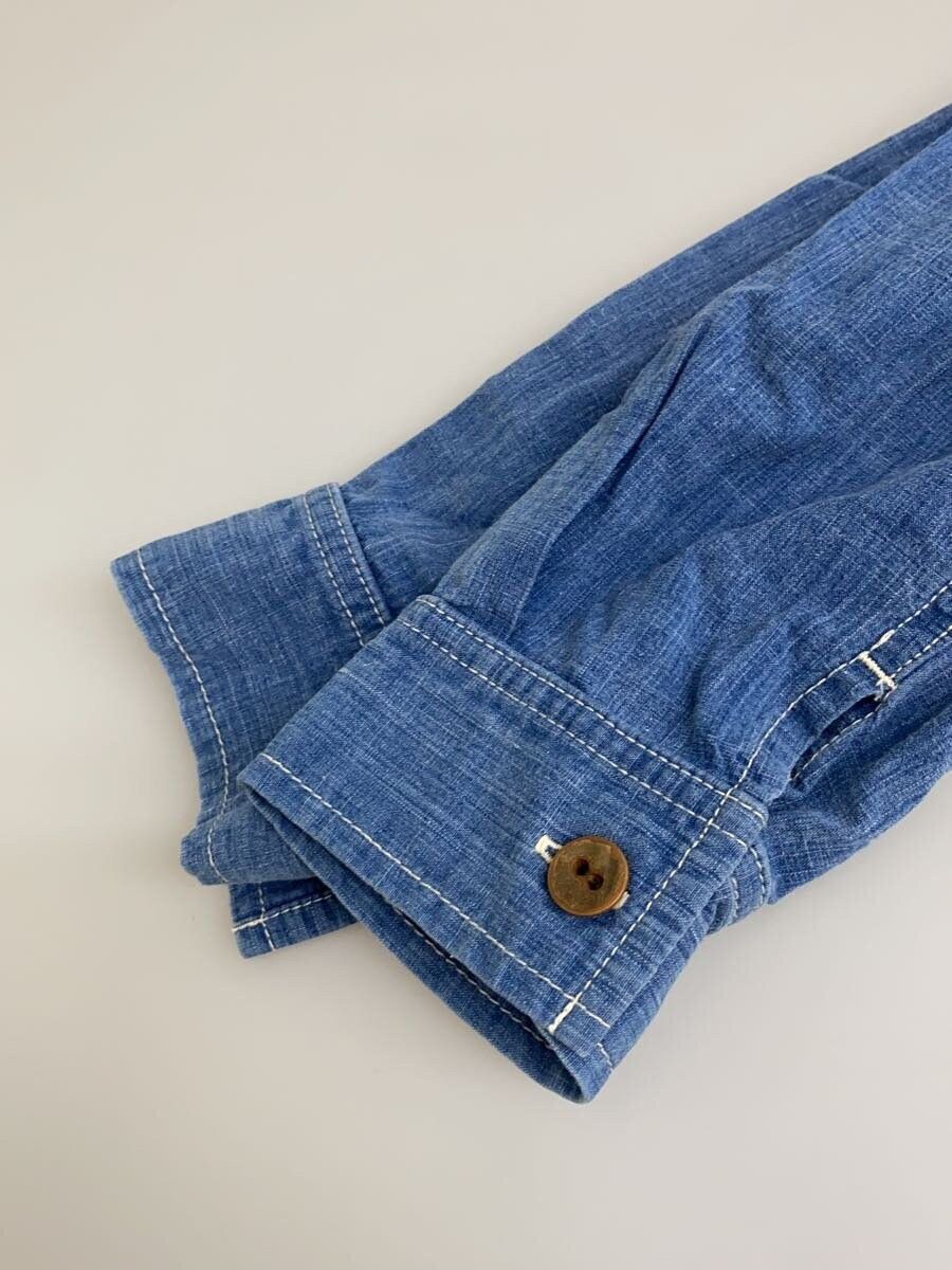Visvim Blue Cotton Long Sleeve Shirt Size US S / EU 44-46 / 1 - 6 Thumbnail