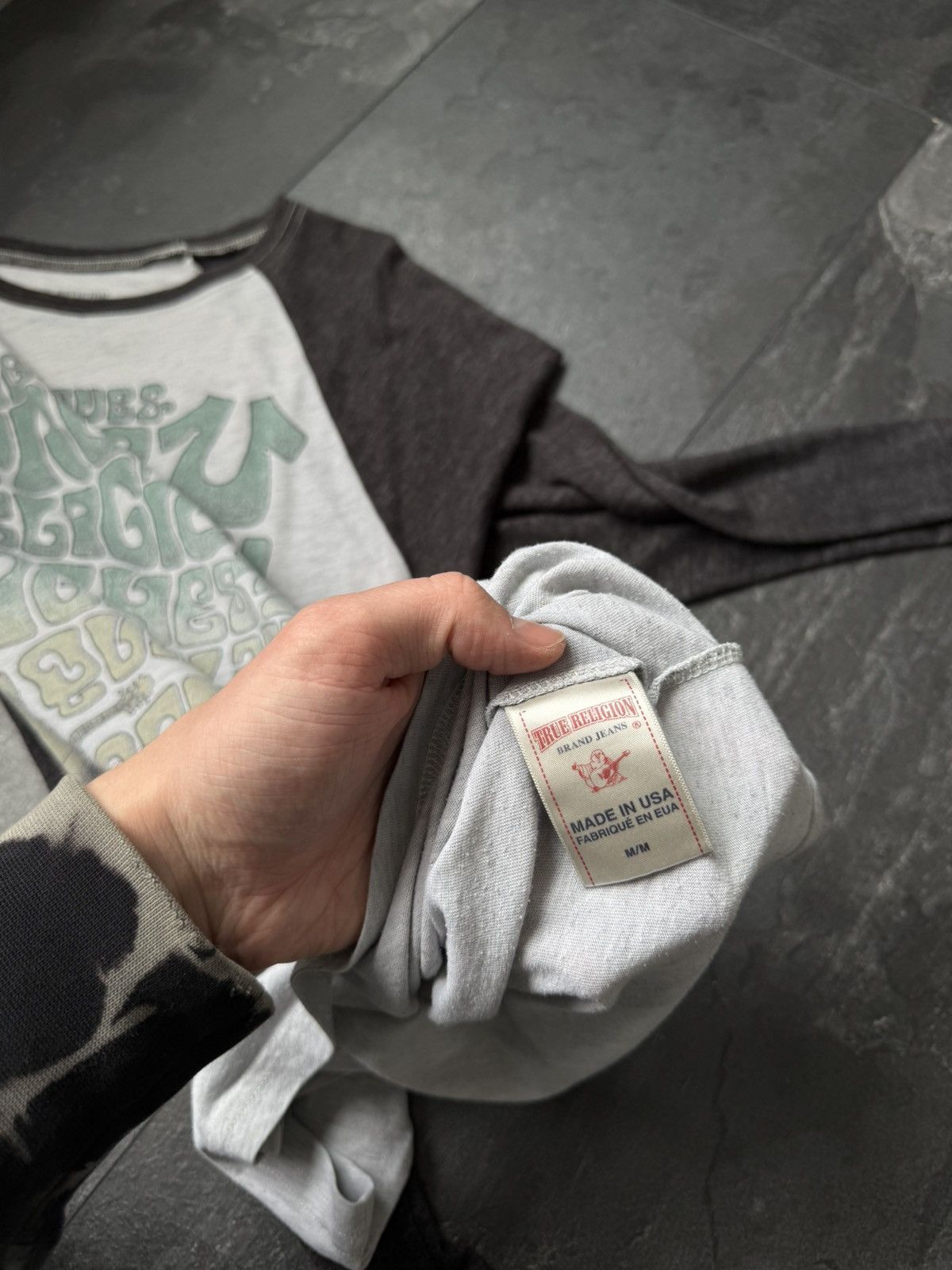 Streetwear × True Religion × Vintage Vintage big logo rare true religion long sleeve Size US M / EU 48-50 / 2 - 9 Thumbnail