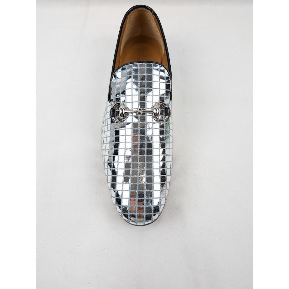 Gucci o1rshd1 Crispy Loafers in Silver Size US 9 / EU 42 - 6 Thumbnail