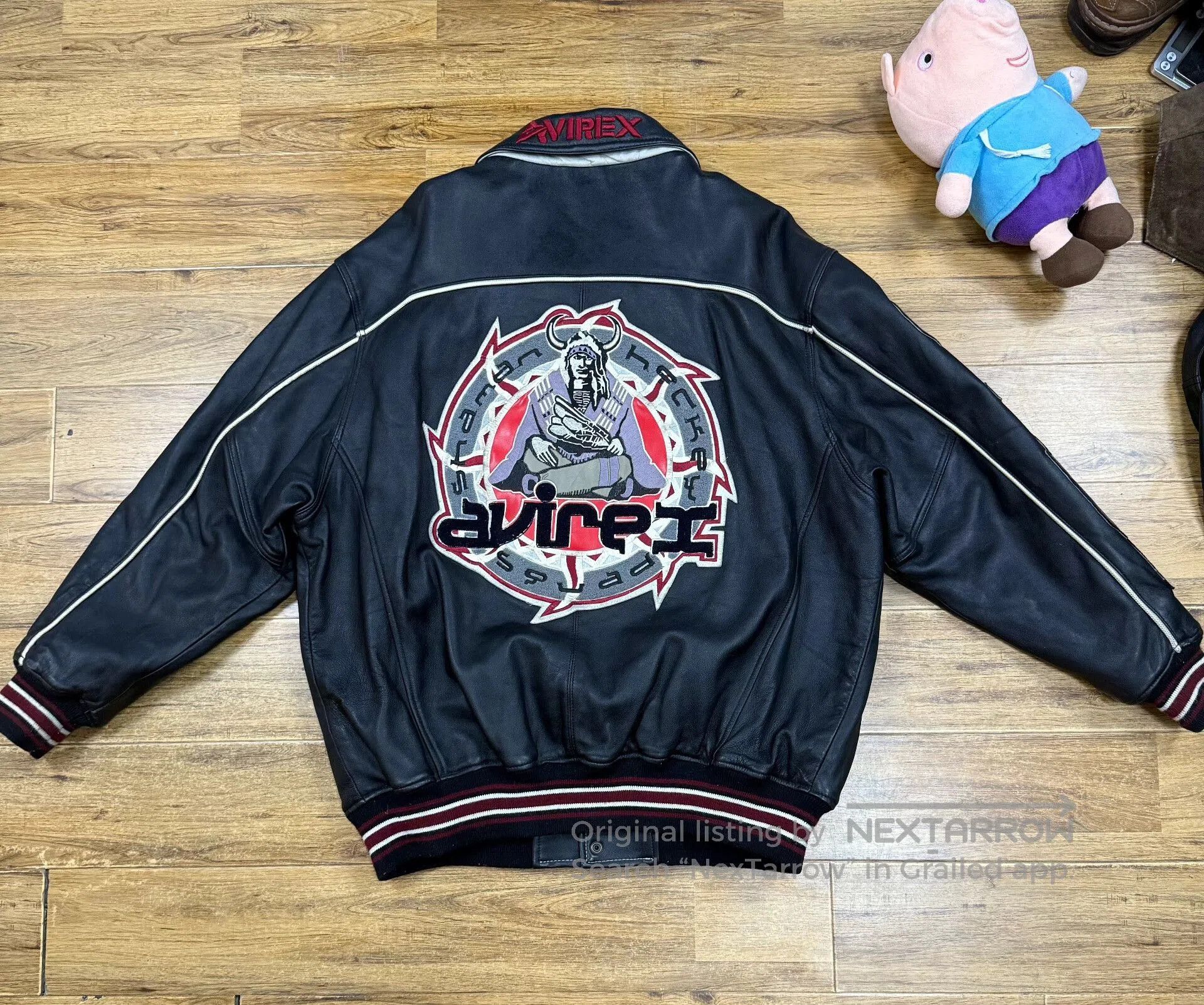 Avirex Classic Avirex Thick Leather Flight Jacket. Size US XXL / EU 58 / 5 - 2 Thumbnail