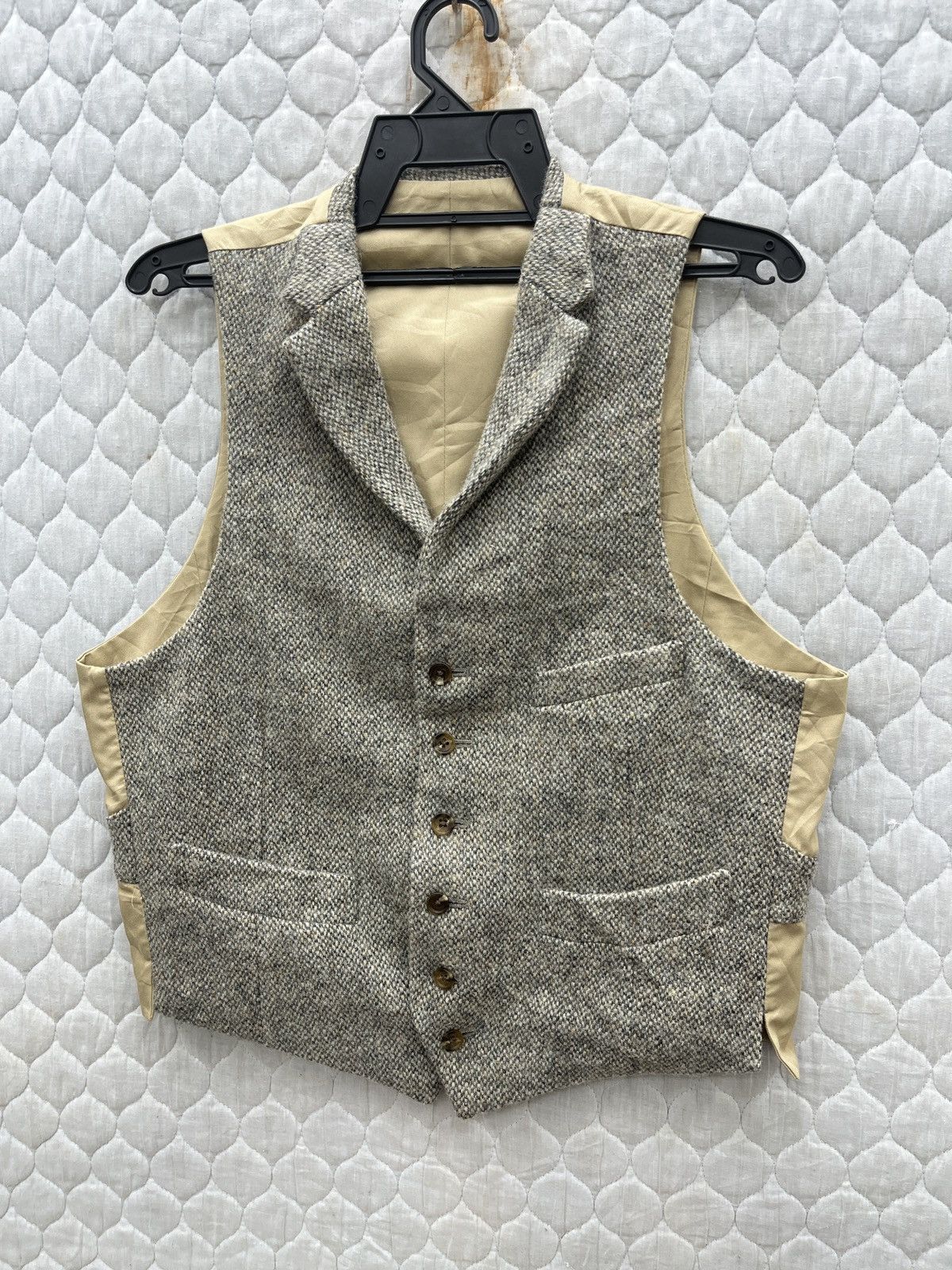 Harris Tweed × Oxxford Clothes 🔥🔥🔥STEALS OXFORD CLASSIC X HARRIS TWEED VEST Size M / US 6-8 / IT 42-44 - 3 Thumbnail