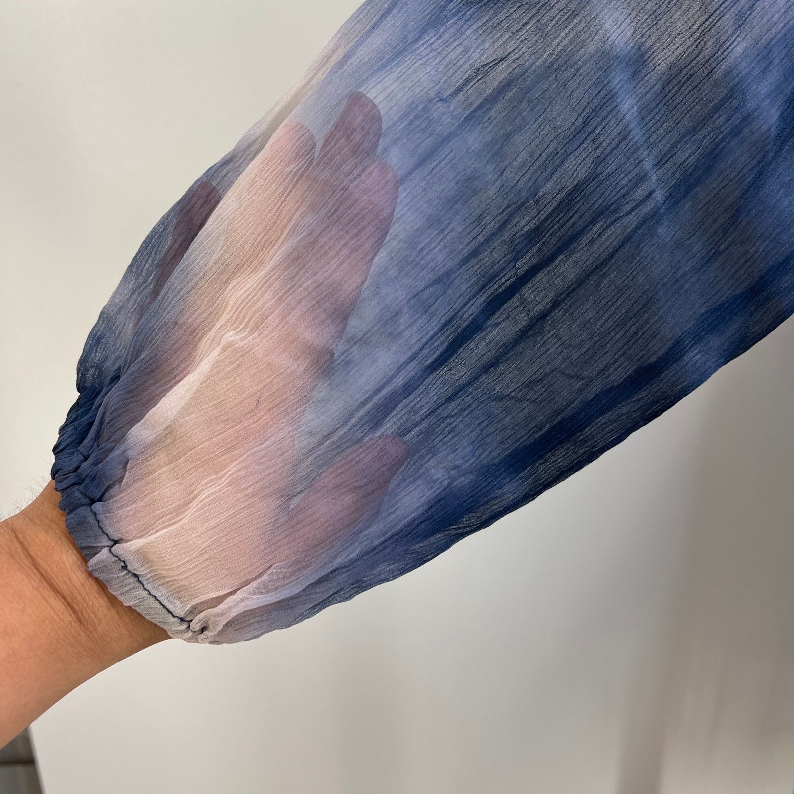 Other Soft Surroundings Blue Himalaya Dress Tie Dye Blue Size XXL / US 16-18 / IT 52-54 - 5 Thumbnail