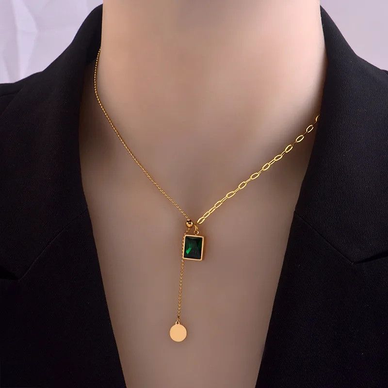 Jewelry × Vintage luxury cubic zirconia necklace Size ONE SIZE - 1 Thumbnail