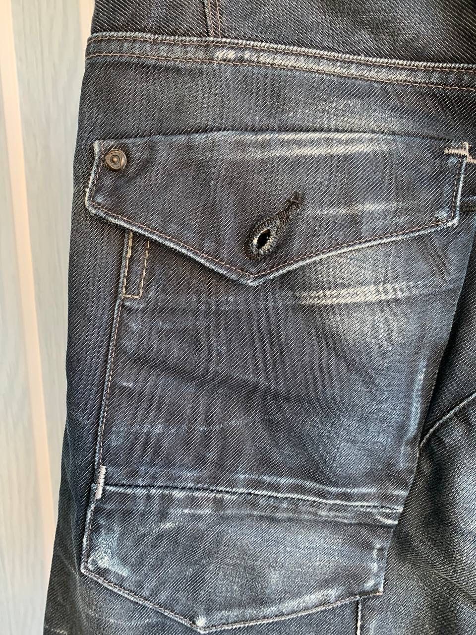 G-Star × Japanese Brand G-Star Raw 3301 General 5620 Tapered Extract Denim Jeans Size US 33 - 13 Thumbnail