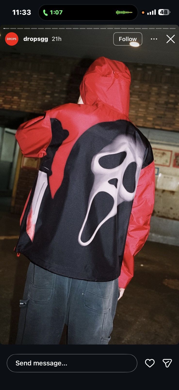 Supreme Supreme GORE-TEX Ghostface® Scream Shell Jacket Size US S / EU 44-46 / 1 - 13 Thumbnail