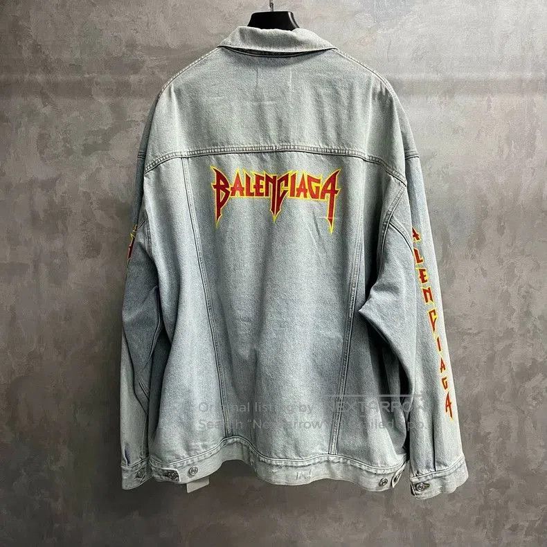 Balenciaga Balenciaga Blue Denim Jacket. Size US S / EU 44-46 / 1 - 2 Thumbnail