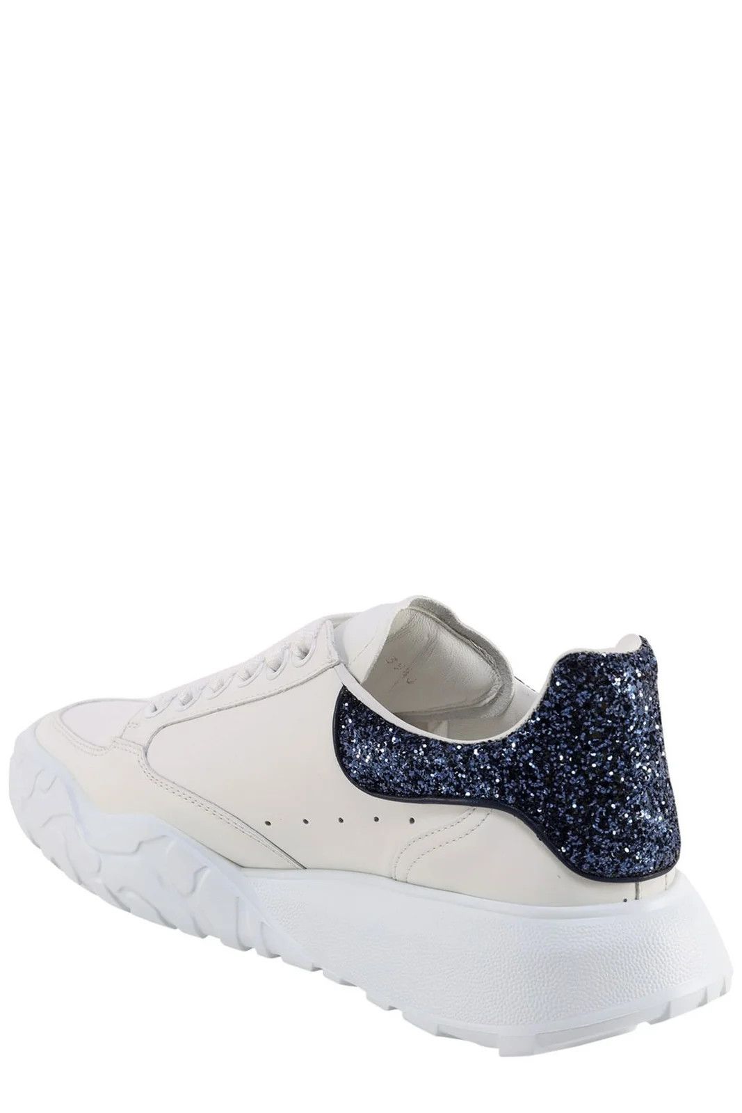 Alexander McQueen o1y0225 Low-Top Sneakers in White & Blue Size US 6 / IT 36 - 3 Thumbnail