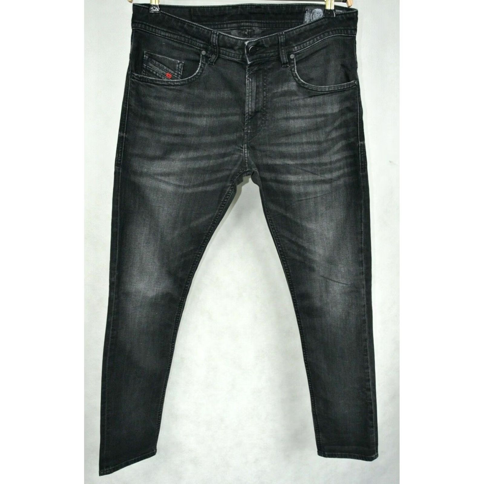 Diesel DIESEL Thommer 069BG Slim Skinny Jeans - Denim Black 32W32L Men Size US 32 / EU 48 - 2 Thumbnail