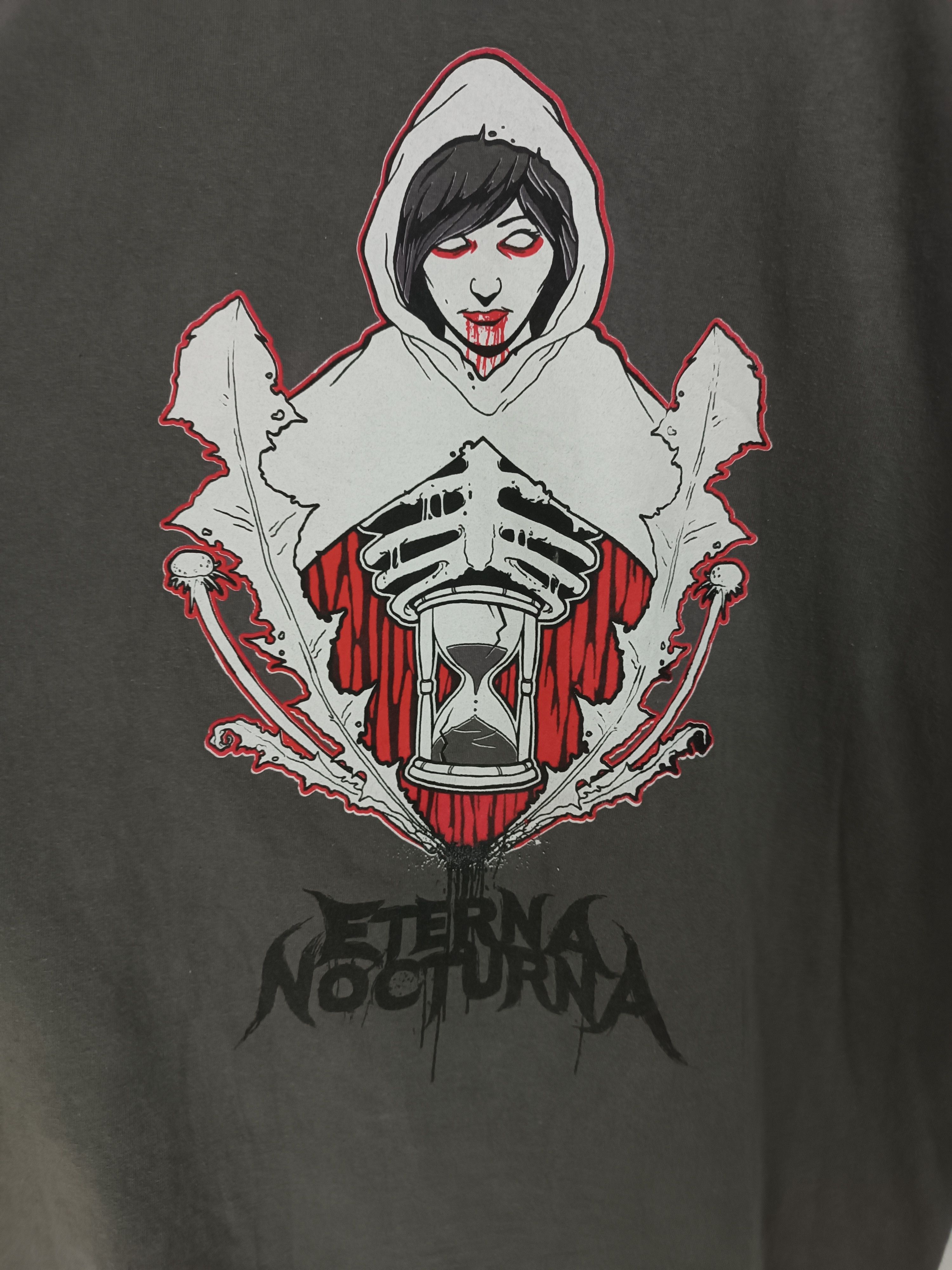 Band Tees VINTAGE 2000s ETERNA NOCTURNA TECH DEATH METAL FACELESS Size US L / EU 52-54 / 3 - 10 Thumbnail
