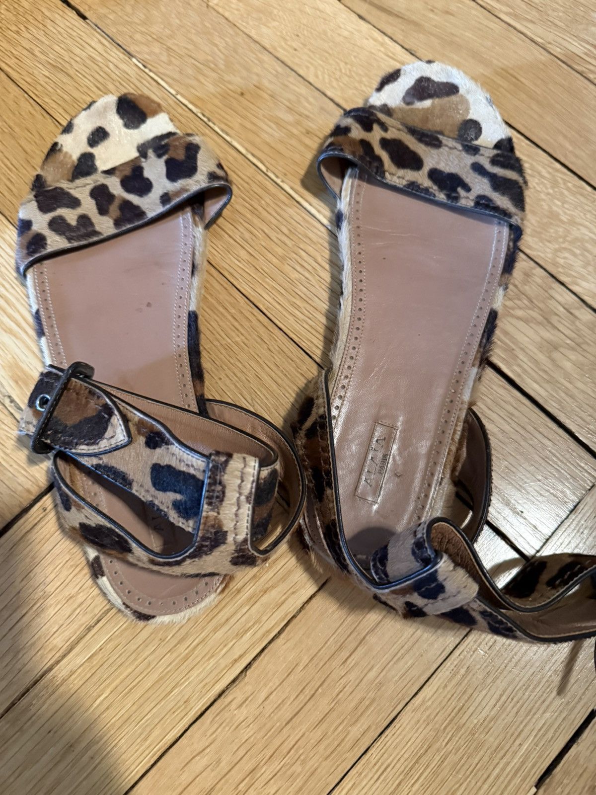Alaia Alaia sandals size 10 leopard Size US 10 / IT 40 - 3 Thumbnail