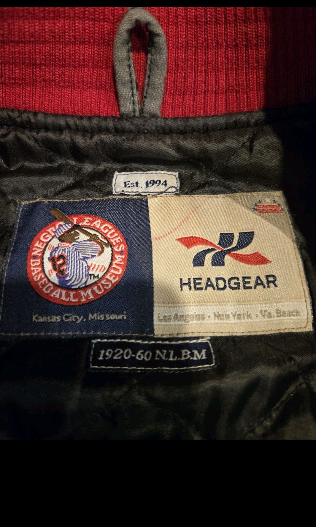 Other Vintage Headgear Negro League Baseball jacket with patchess Size US XXL / EU 58 / 5 - 16 Thumbnail