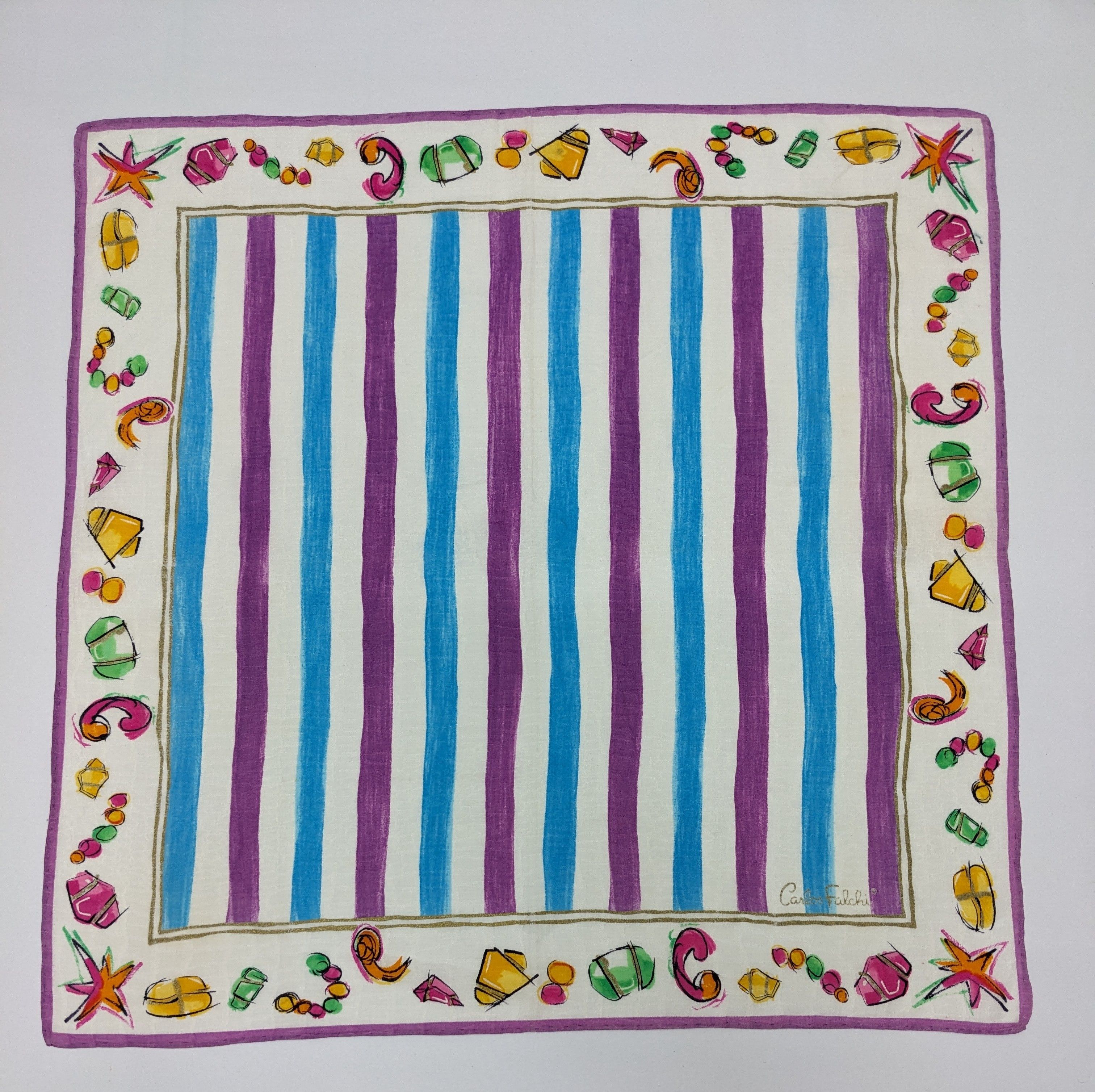 Other Carlos Falchi Artistic Striped Design with Abstract Charms Size ONE SIZE - 3 Thumbnail