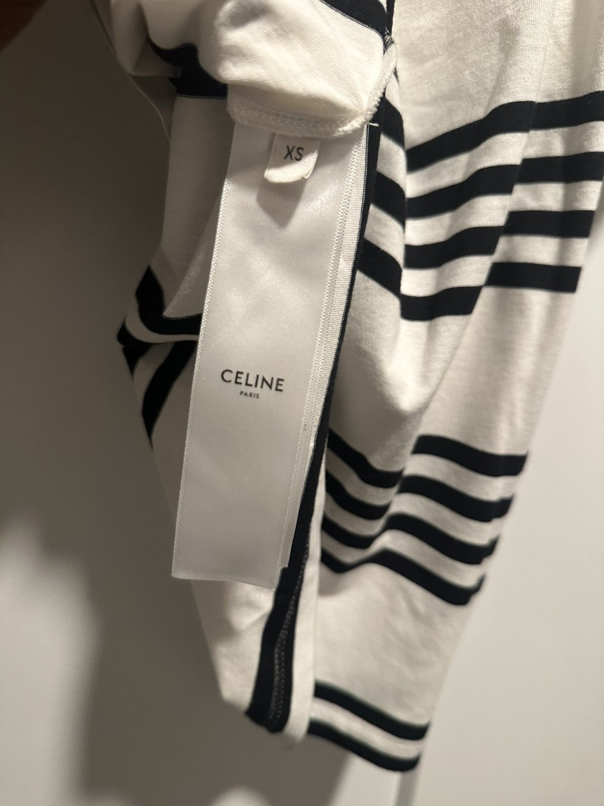 Celine Men’s Celine striped tshirt Size US XS / EU 42 / 0 - 4 Thumbnail