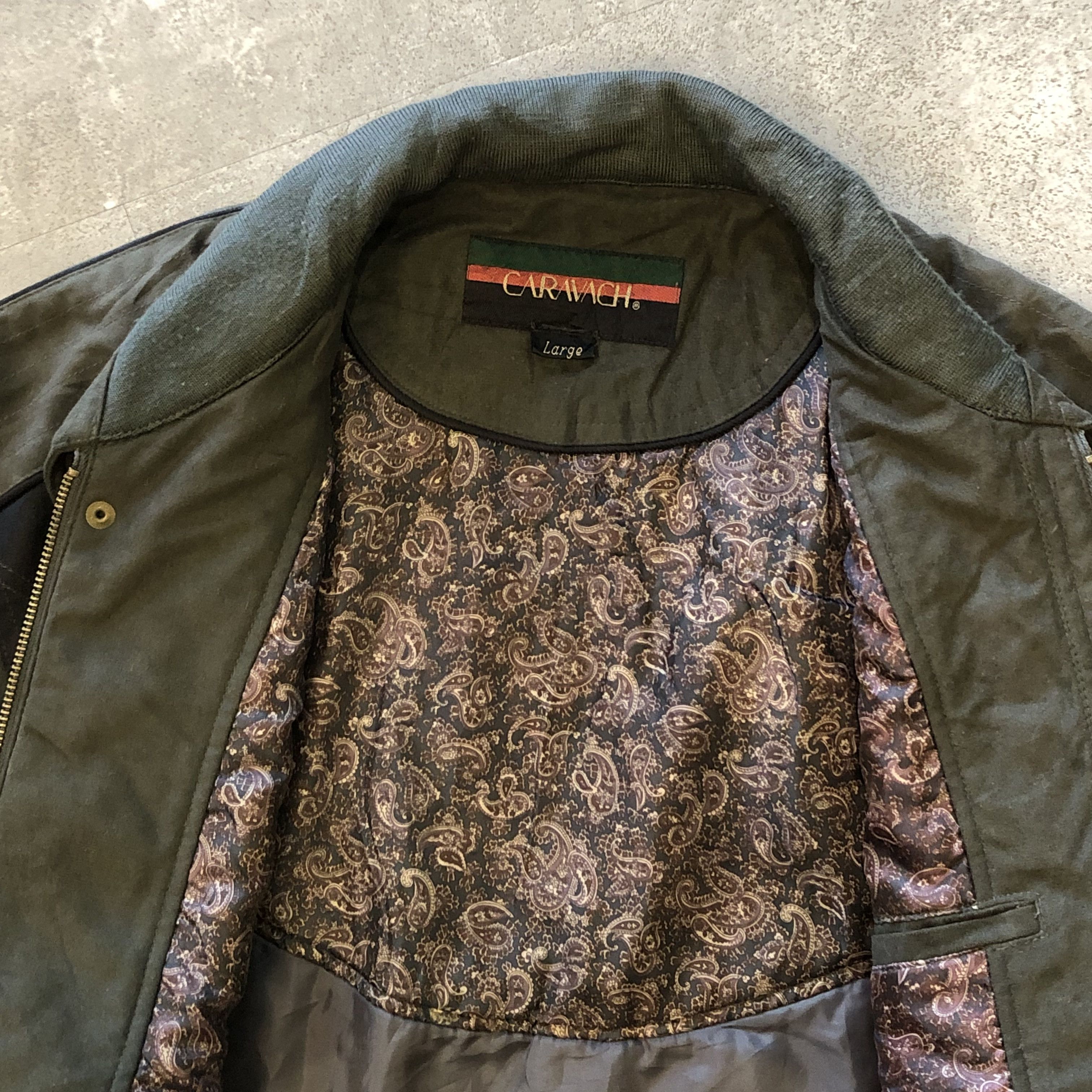 Japanese Brand vintage Caravach flight work jacket Size US L / EU 52-54 / 3 - 4 Thumbnail