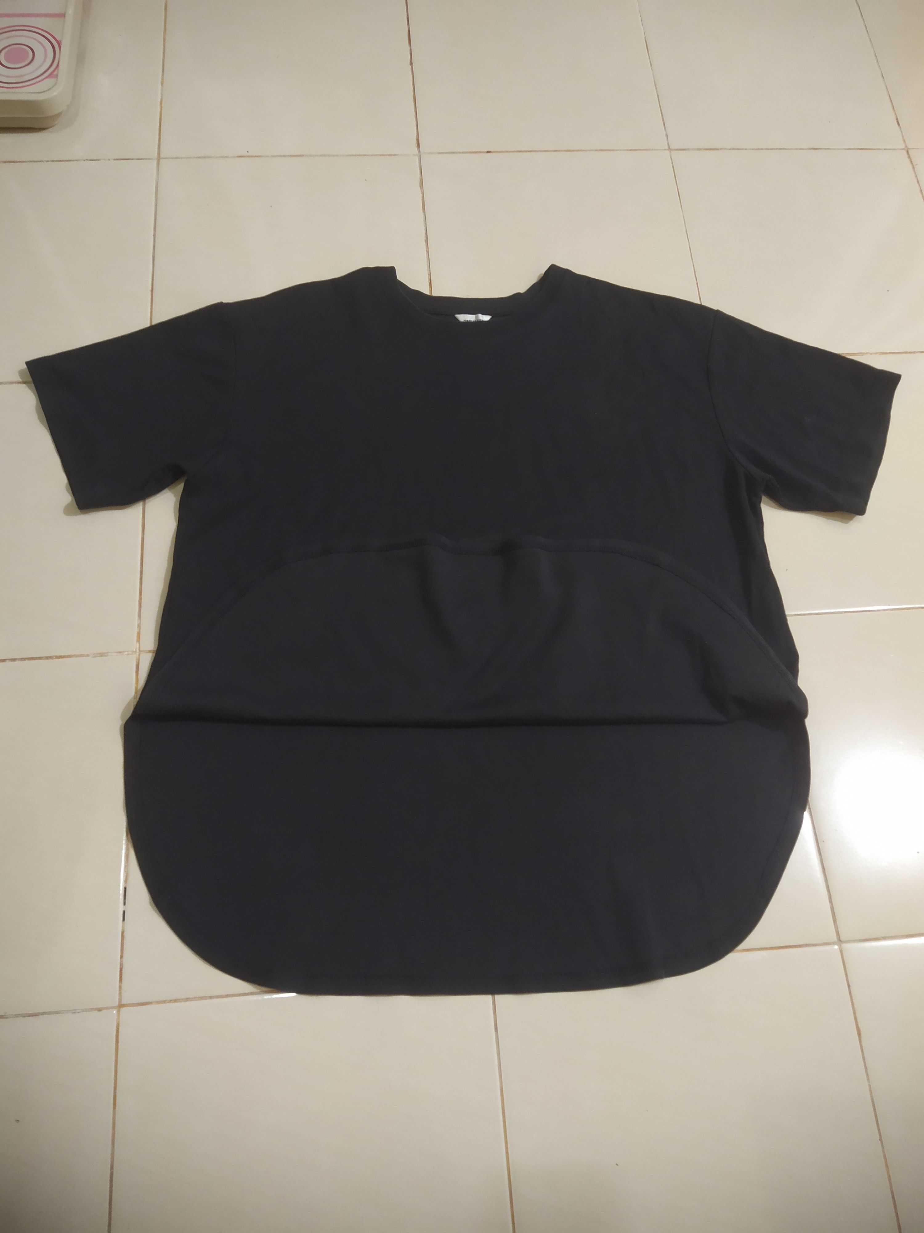 Japanese Brand American Holic Curved Hem Oversized Tee Shirt Size US L / EU 52-54 / 3 - 8 Thumbnail