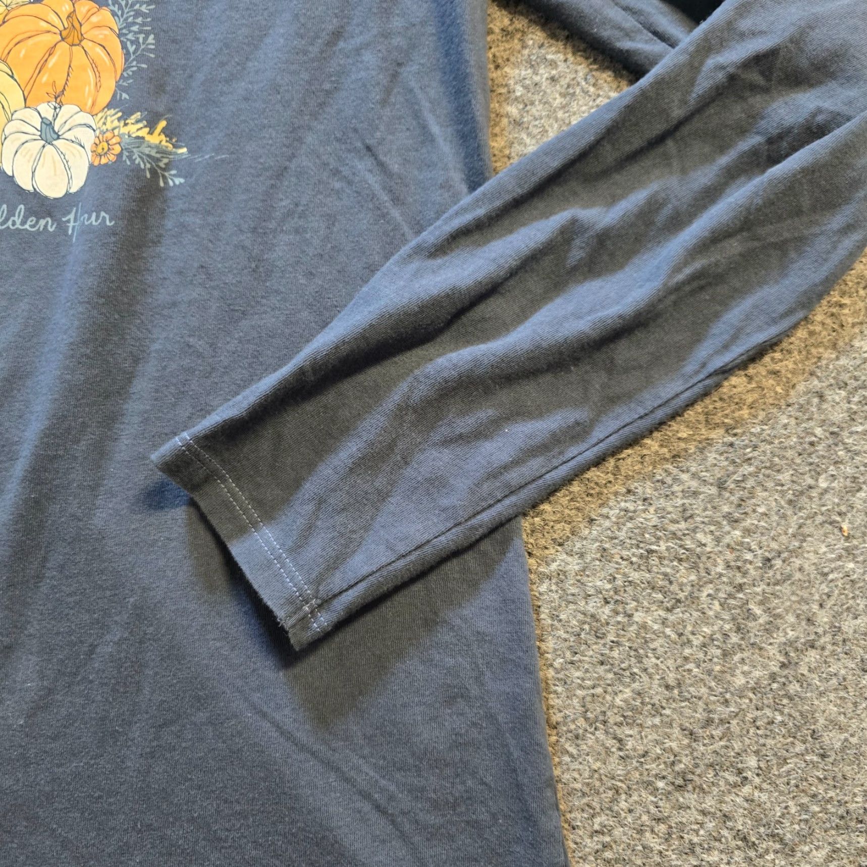 Life is Good Life is Good Top Womens S Blue Dog Golden Retriever Pumpkin Hood Casual Shirt Womens S Blue Dog Golden Retriever Pumpkin Hood Casual Shirt Size S / US 4 / IT 40 - 4 Thumbnail