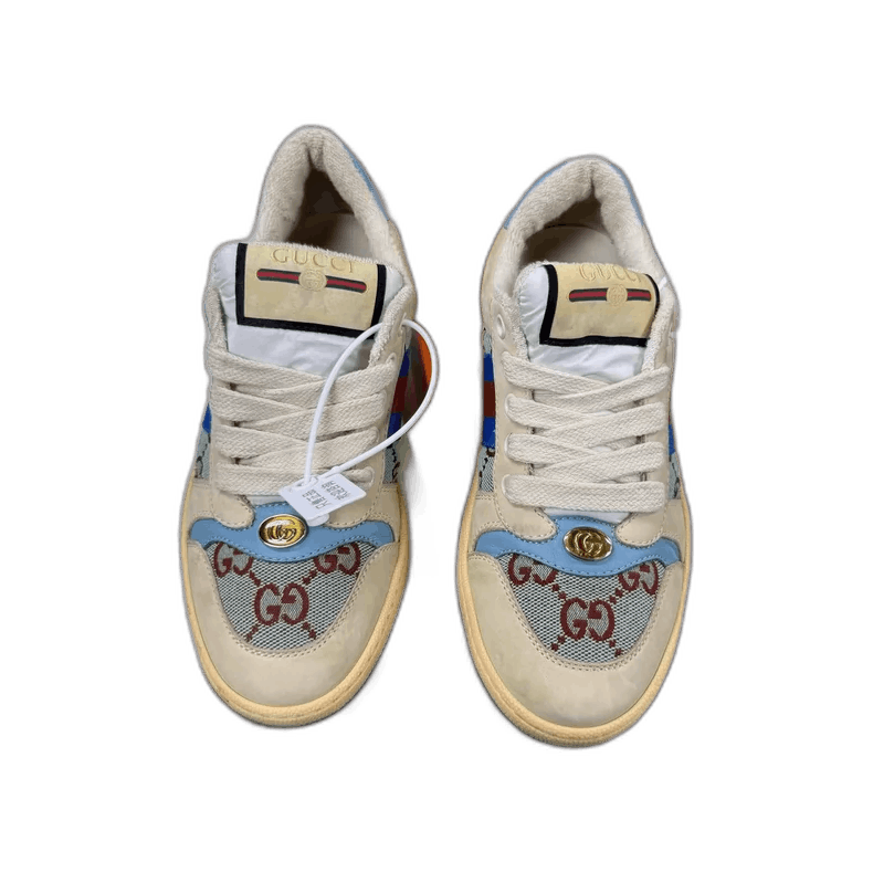 GUCCI Blue Tail Dirty Shoes Size 33
