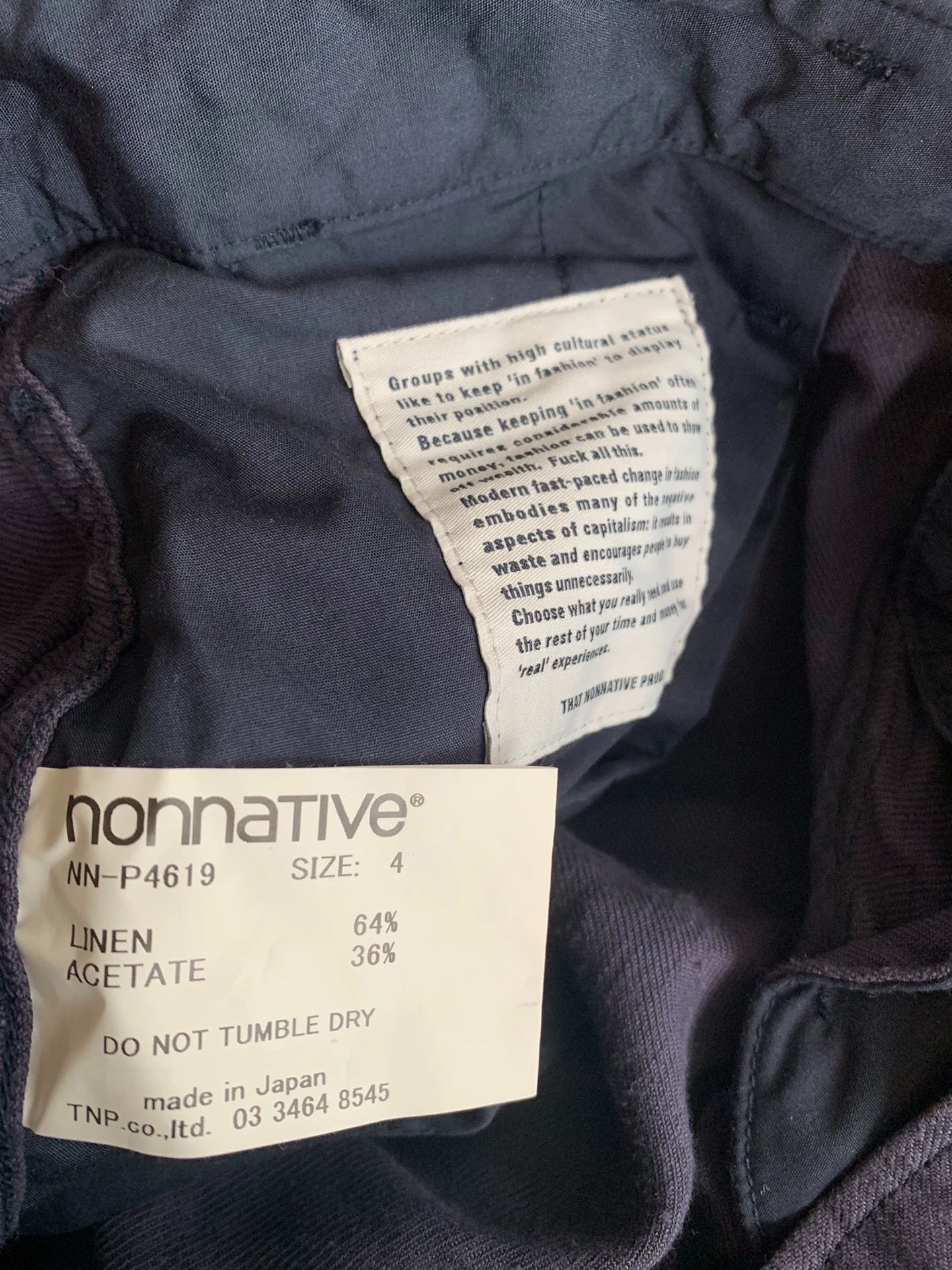 Nonnative nonnative TROOPER 6P Li/Ac Twill Military Trouser Size US 36 / EU 52 - 4 Thumbnail