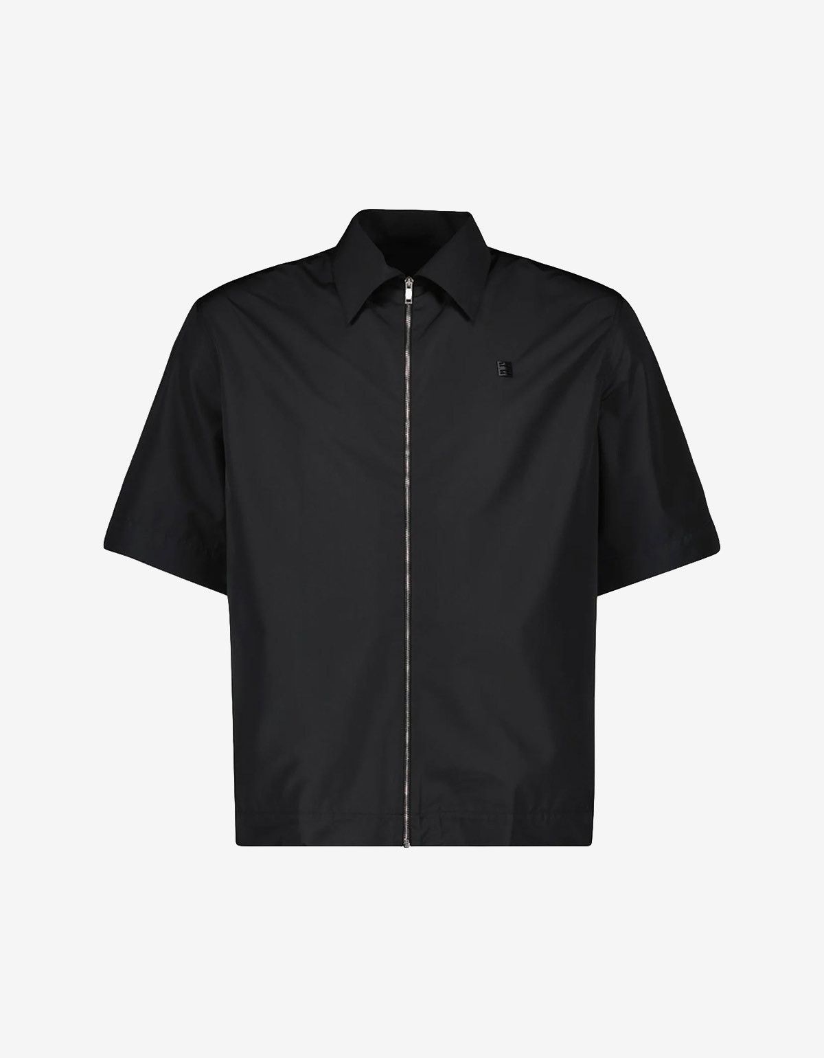 Givenchy Givenchy Black 4G Plaque Zip Shirt Size US M / EU 48-50 / 2 - 1 Thumbnail