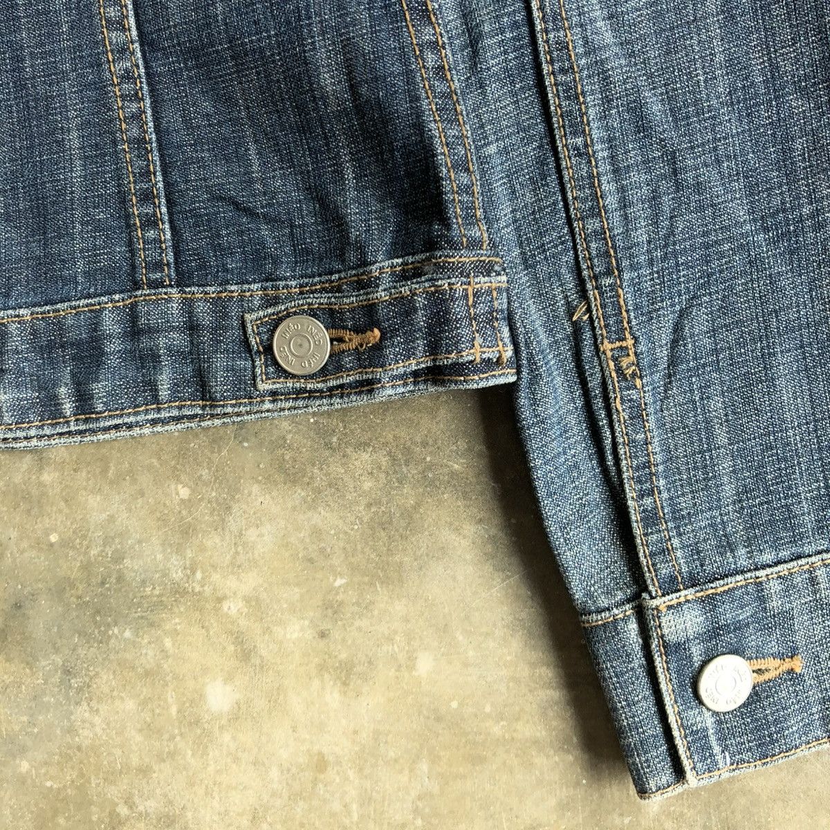 Yohji Yamamoto 🇯🇵 Vintage Ined Japan by Yohji Yamamoto Cropped Denim Jacket Size US XS / EU 42 / 0 - 12 Thumbnail