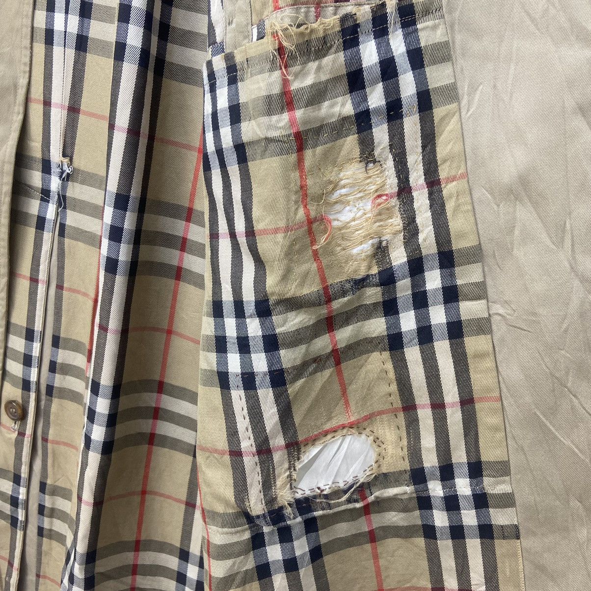 Burberry Prorsum Vintage Burberrys Prorsum England Nova Check Trench Coat Size US S / EU 44-46 / 1 - 17 Thumbnail