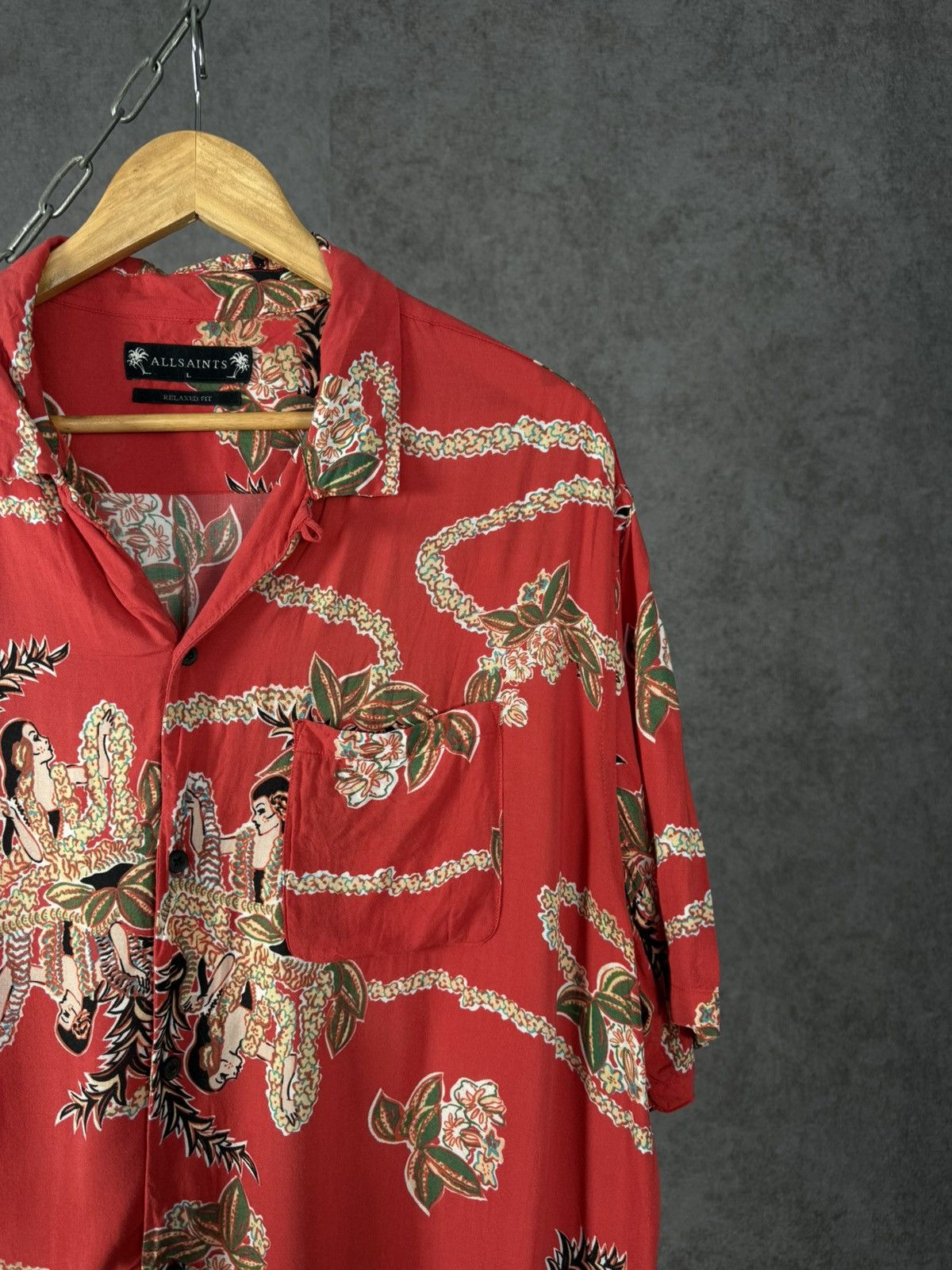 Allsaints Allsaints designer hawaiian relaxed shirt Size US L / EU 52-54 / 3 - 2 Thumbnail
