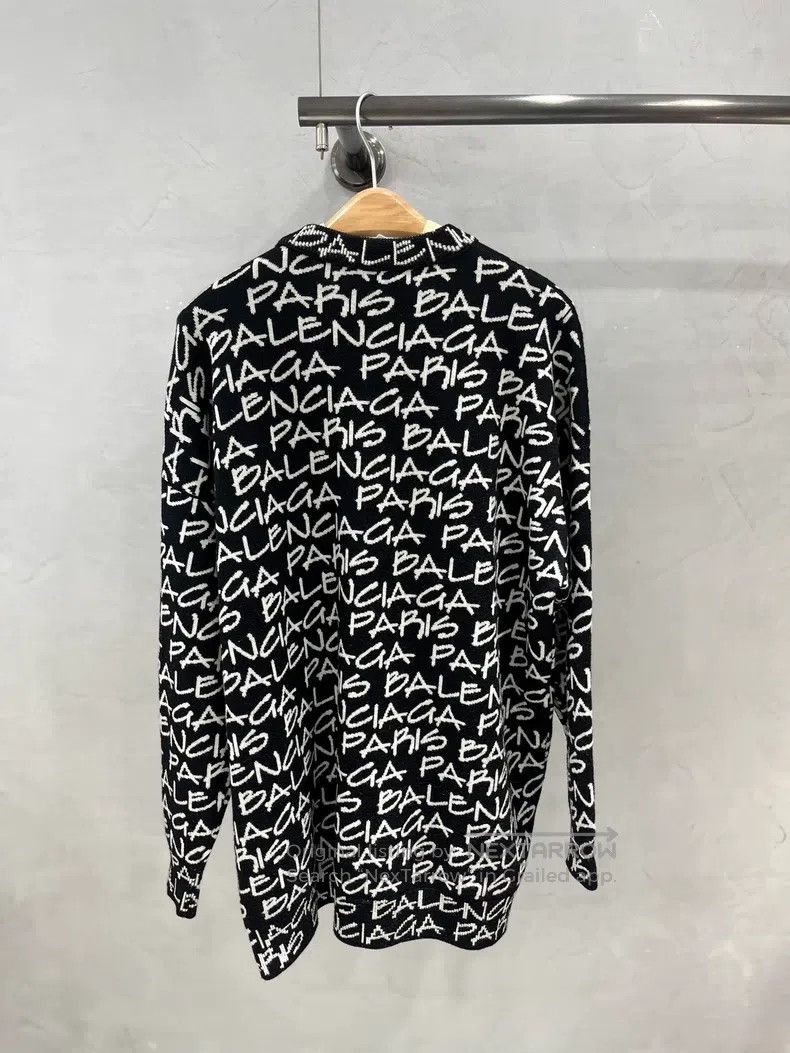Balenciaga Balenciaga Thin Full Barrage Woolen Sweater Size US XS / EU 42 / 0 - 6 Thumbnail