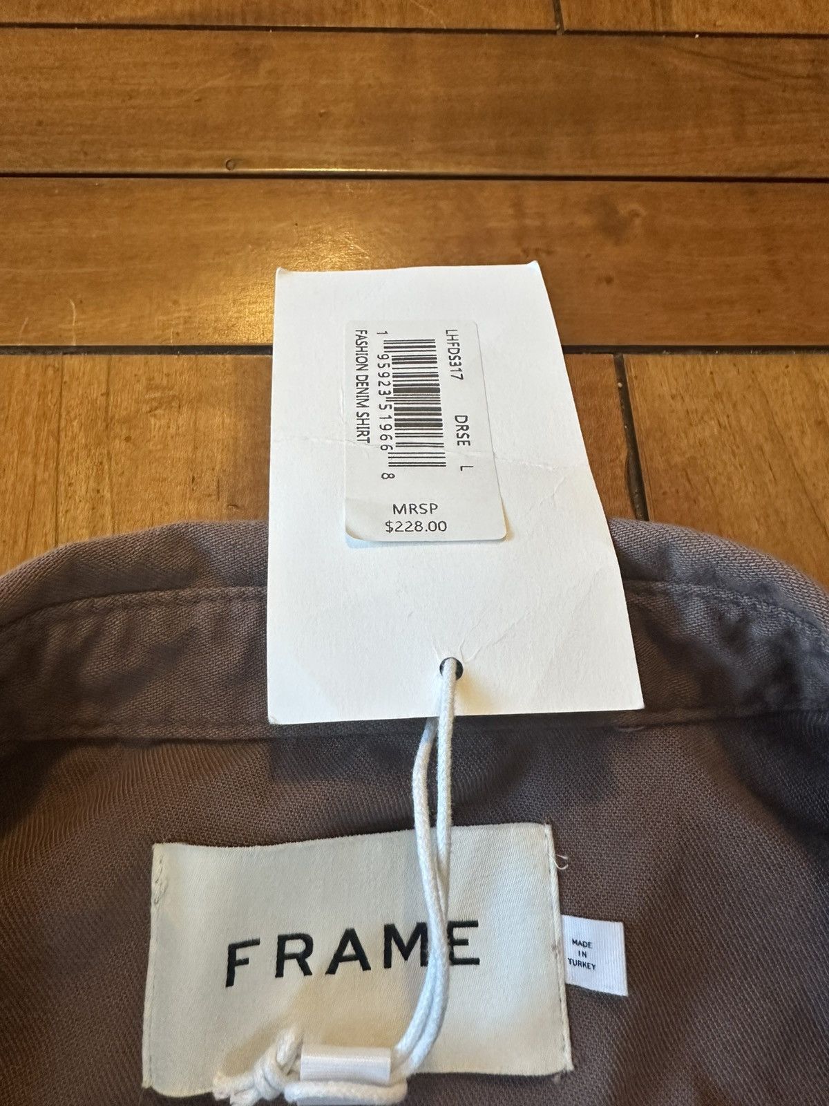 Frame Frame brown denim shirt Size US L / EU 52-54 / 3 - 5 Thumbnail