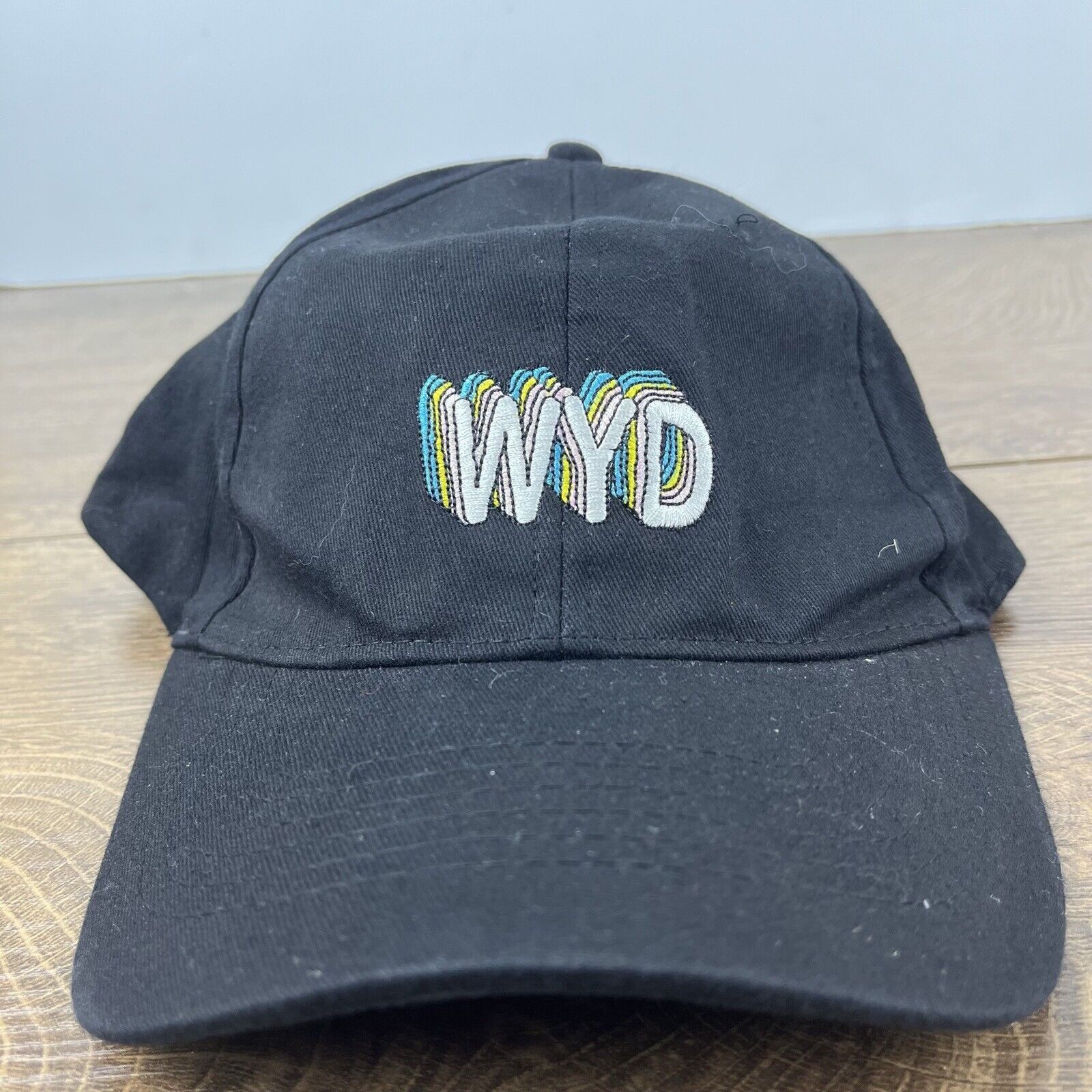 Other WYD Hat What Are You Doing Hat Black Adjustable Hat Black Ad Size ONE SIZE - 2 Thumbnail