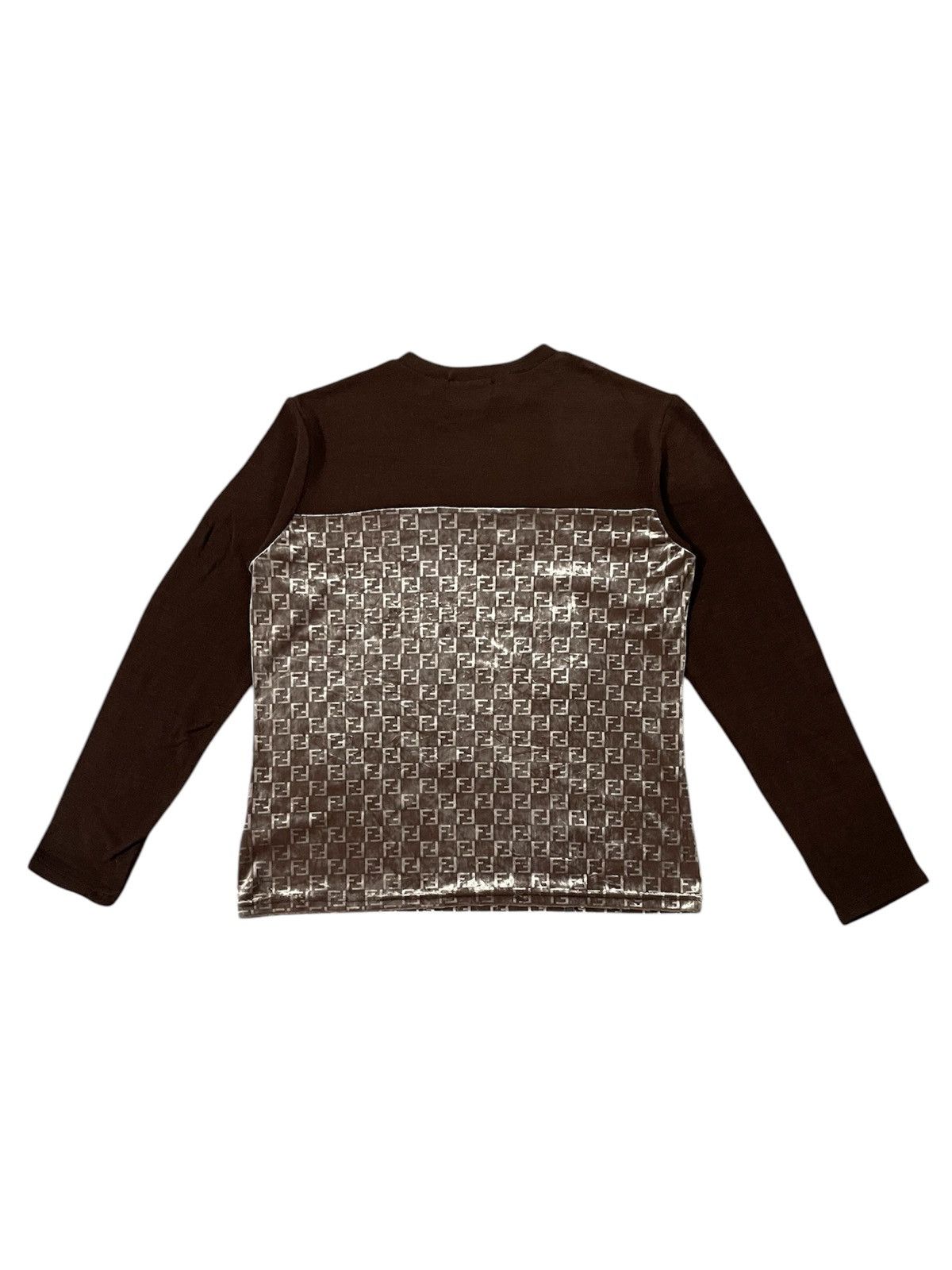 Fendi Vintage Fendi Monogram Long Sleeve Size US M / EU 48-50 / 2 - 2 Thumbnail