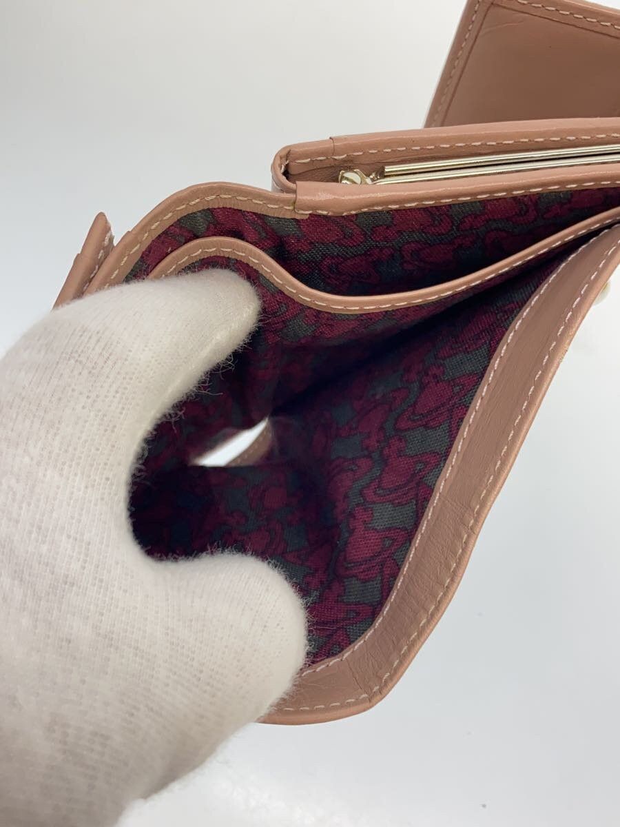 Vivienne Westwood Vivienne Westwood Lthr Tri-Fold Wallet Pink Size ONE SIZE - 6 Thumbnail
