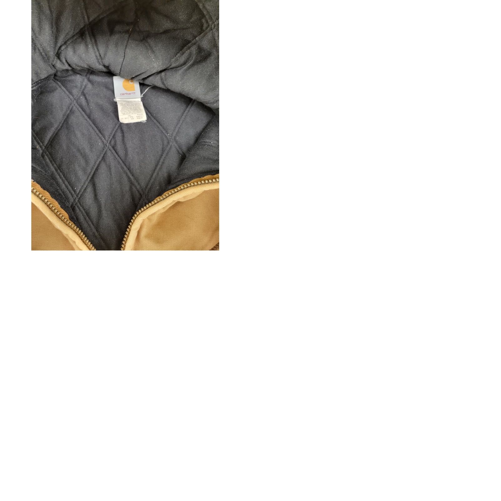 Carhartt VINTAGE Carhartt Jacket Mens 2XL Brown J04 Full Zip Hooded Workwear Bomber 90s Active Mens Size US XXL / EU 58 / 5 - 9 Thumbnail