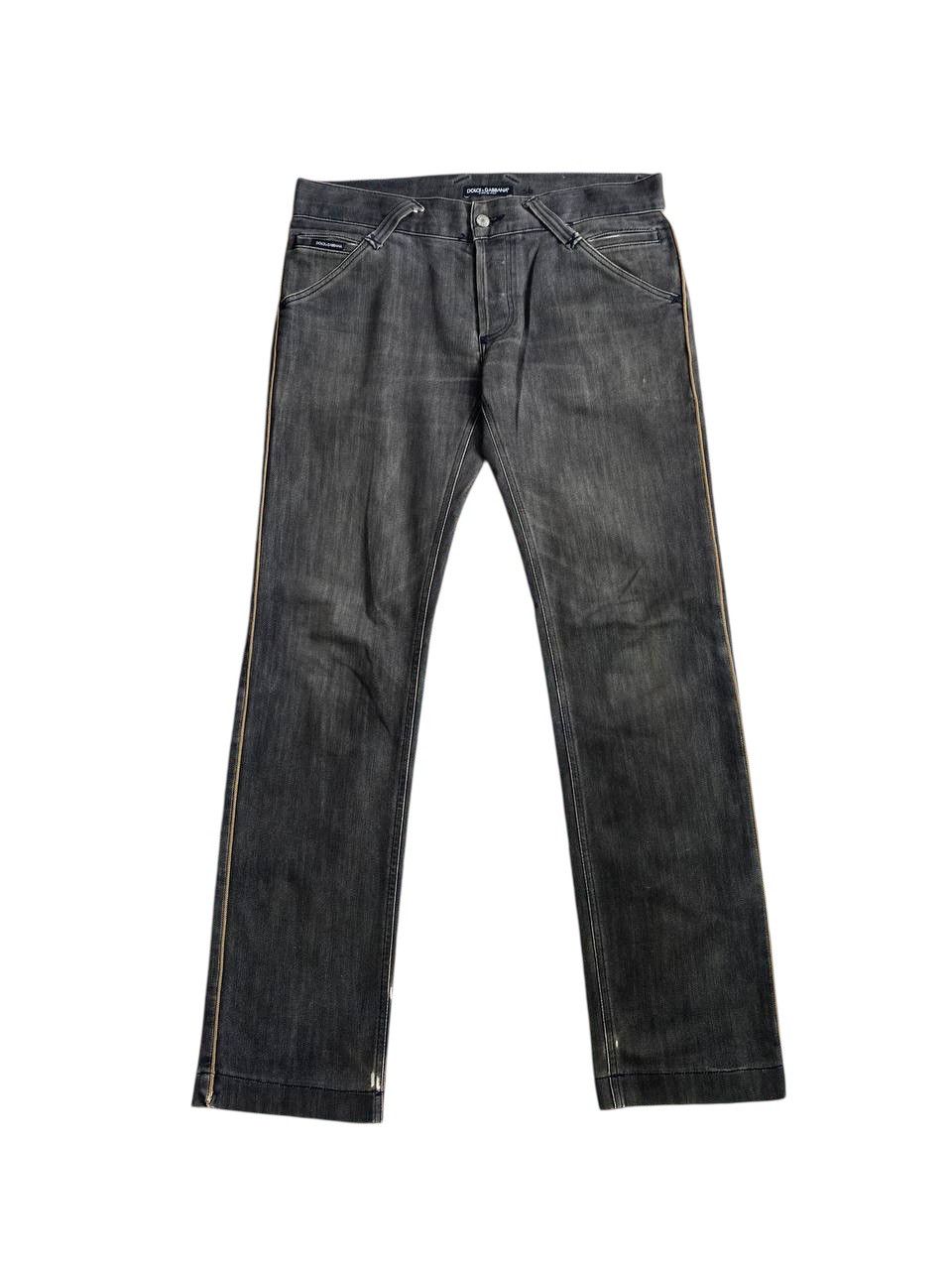 Dolce & Gabbana 2000’s Y2K Dolce Gabbana Dark Wash Regular Cut Denim Size US 35 - 1 Thumbnail